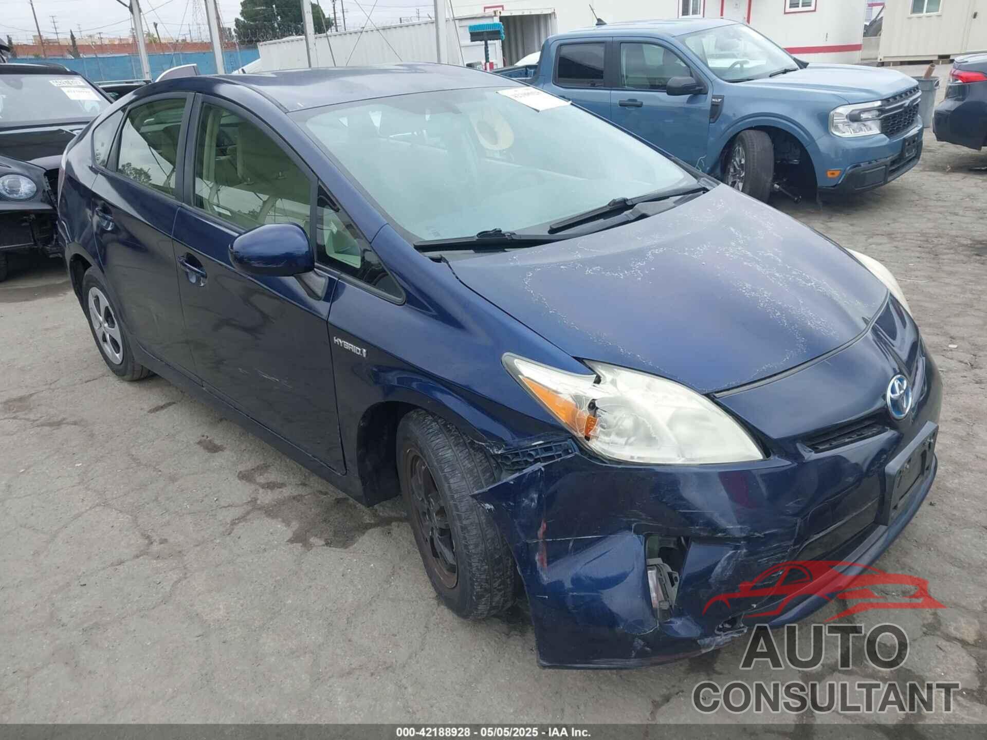 TOYOTA PRIUS 2012 - JTDKN3DU6C1582452