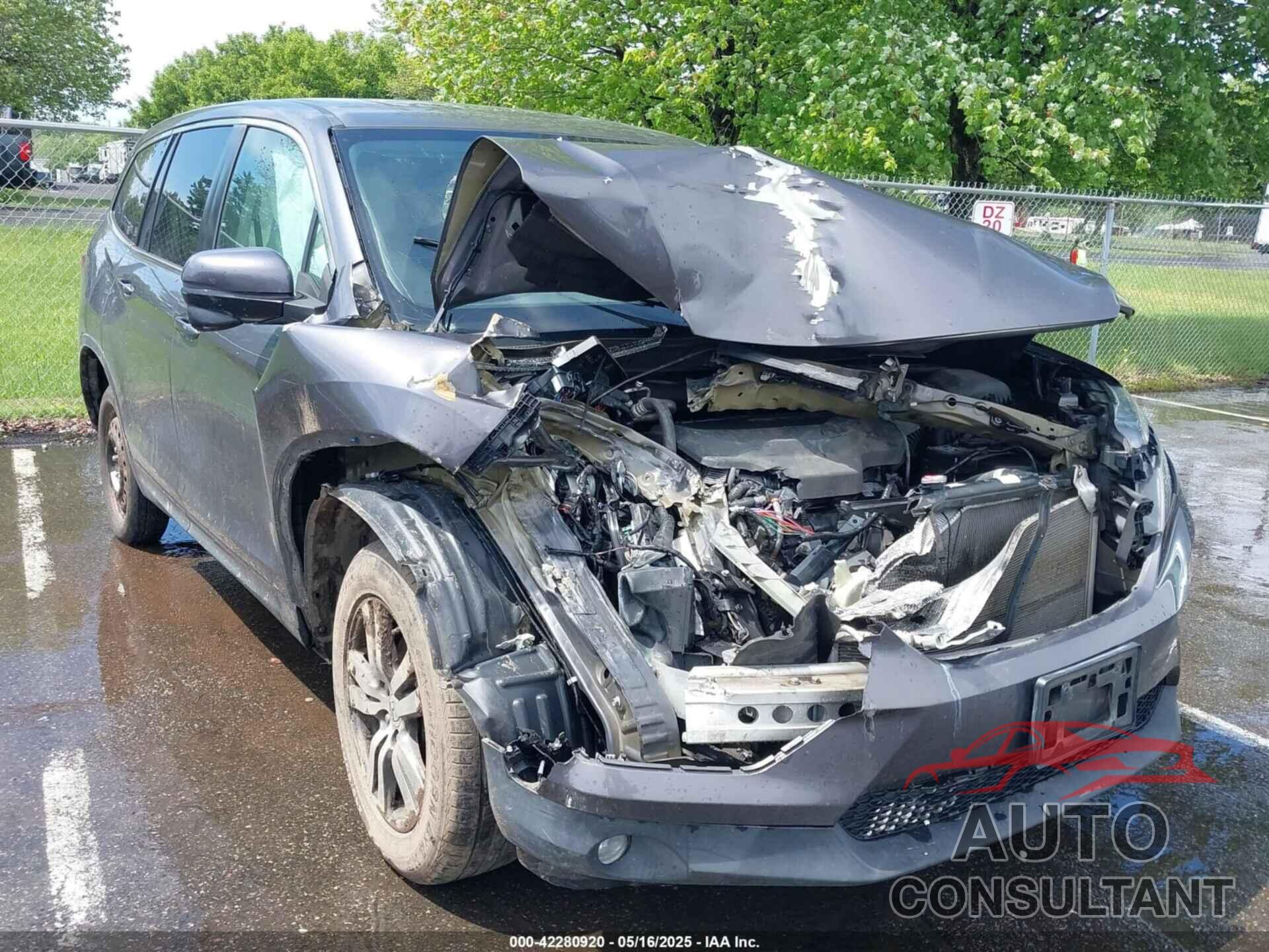 HONDA PILOT 2017 - 5FNYF6H53HB002522