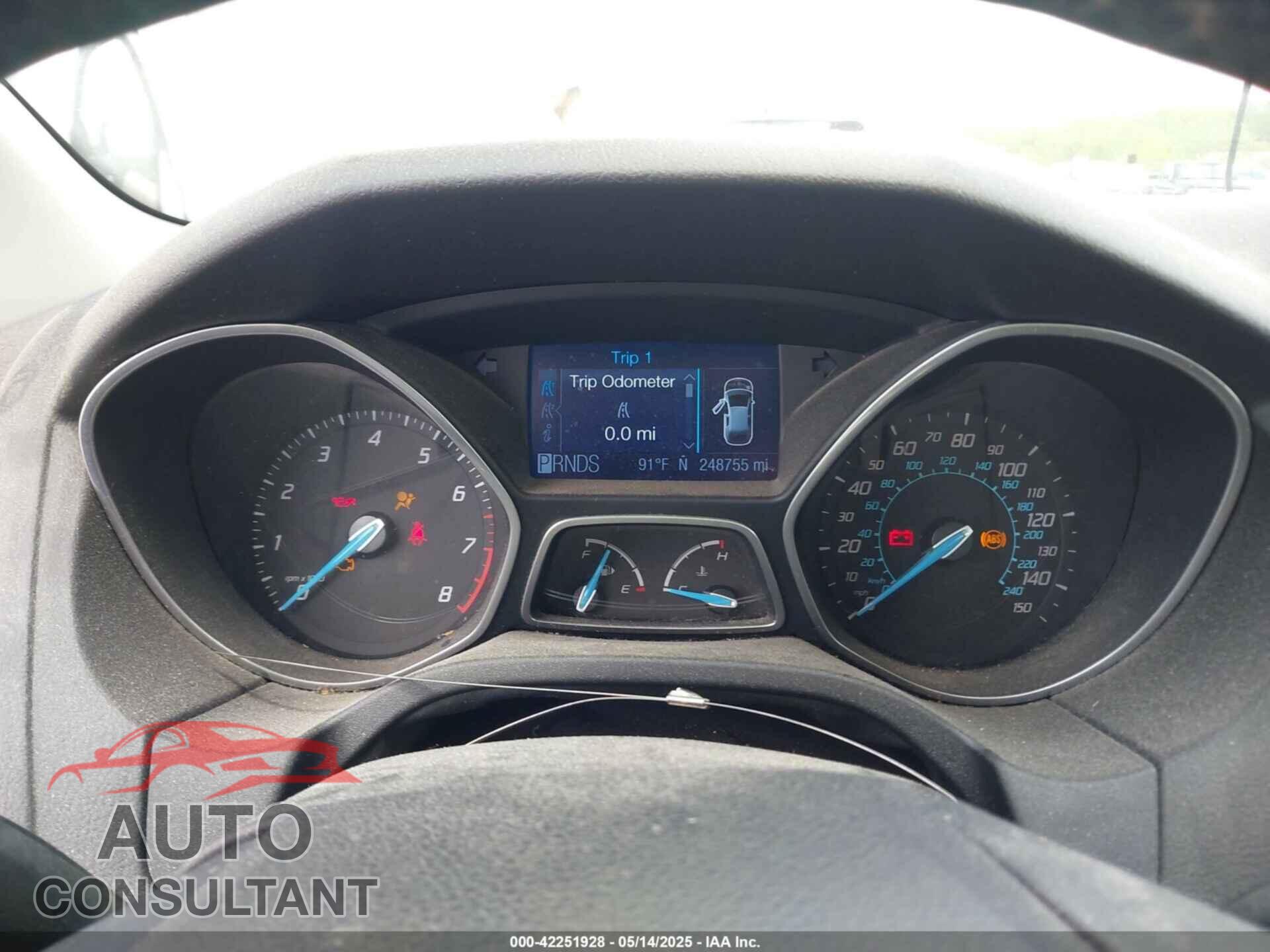 FORD FOCUS 2012 - 1FAHP3F29CL311427