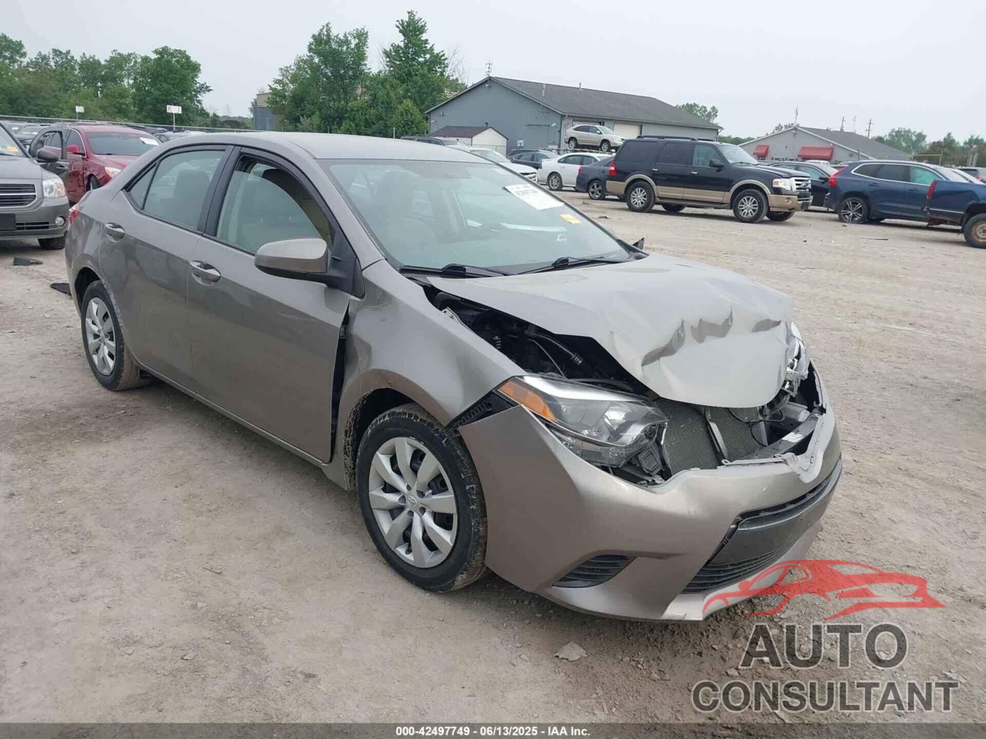 TOYOTA COROLLA 2015 - 2T1BURHE9FC458278