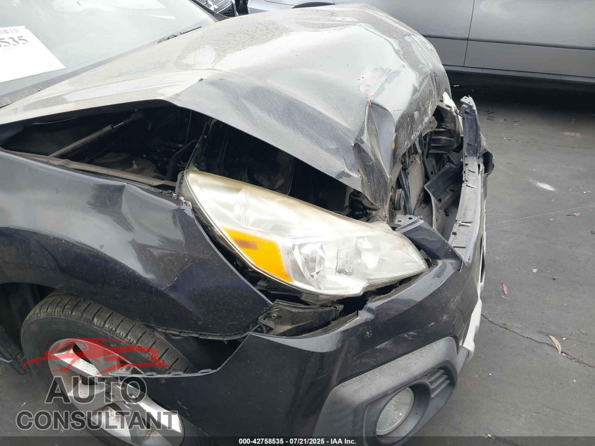 SUBARU OUTBACK 2013 - 4S4BRBLC3D3318940
