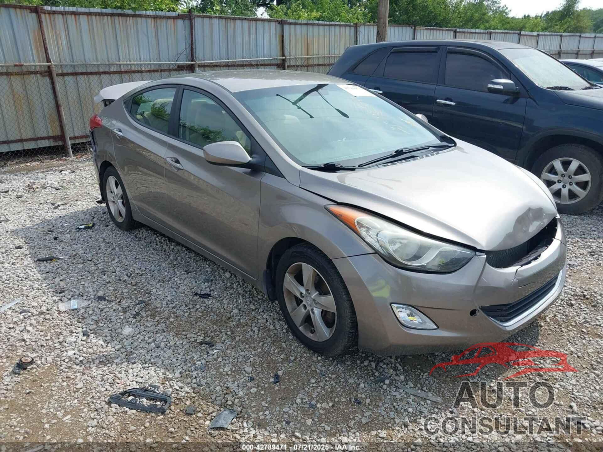 HYUNDAI ELANTRA 2013 - 5NPDH4AEXDH251001