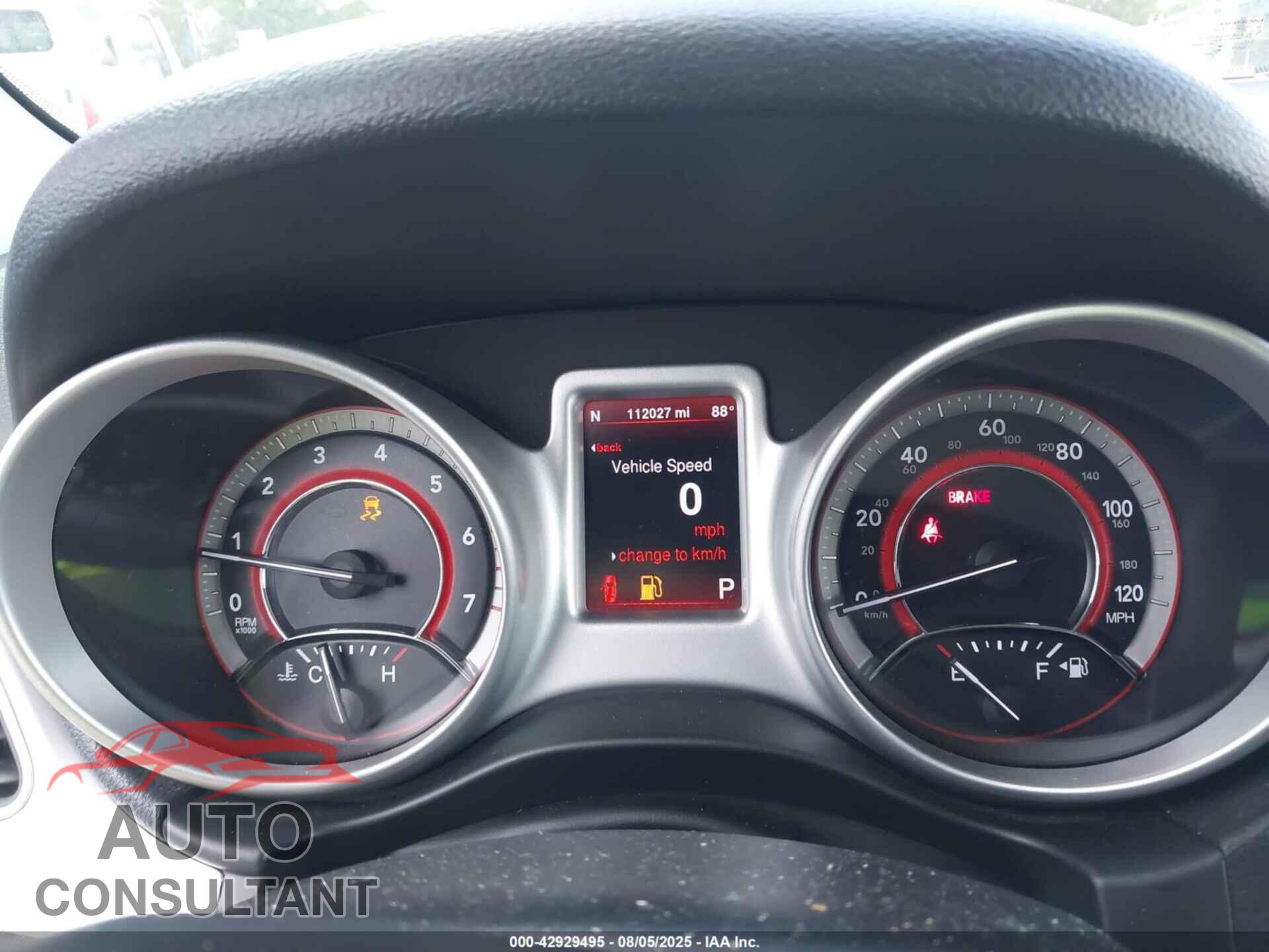 DODGE JOURNEY 2013 - 3C4PDCBB4DT684840