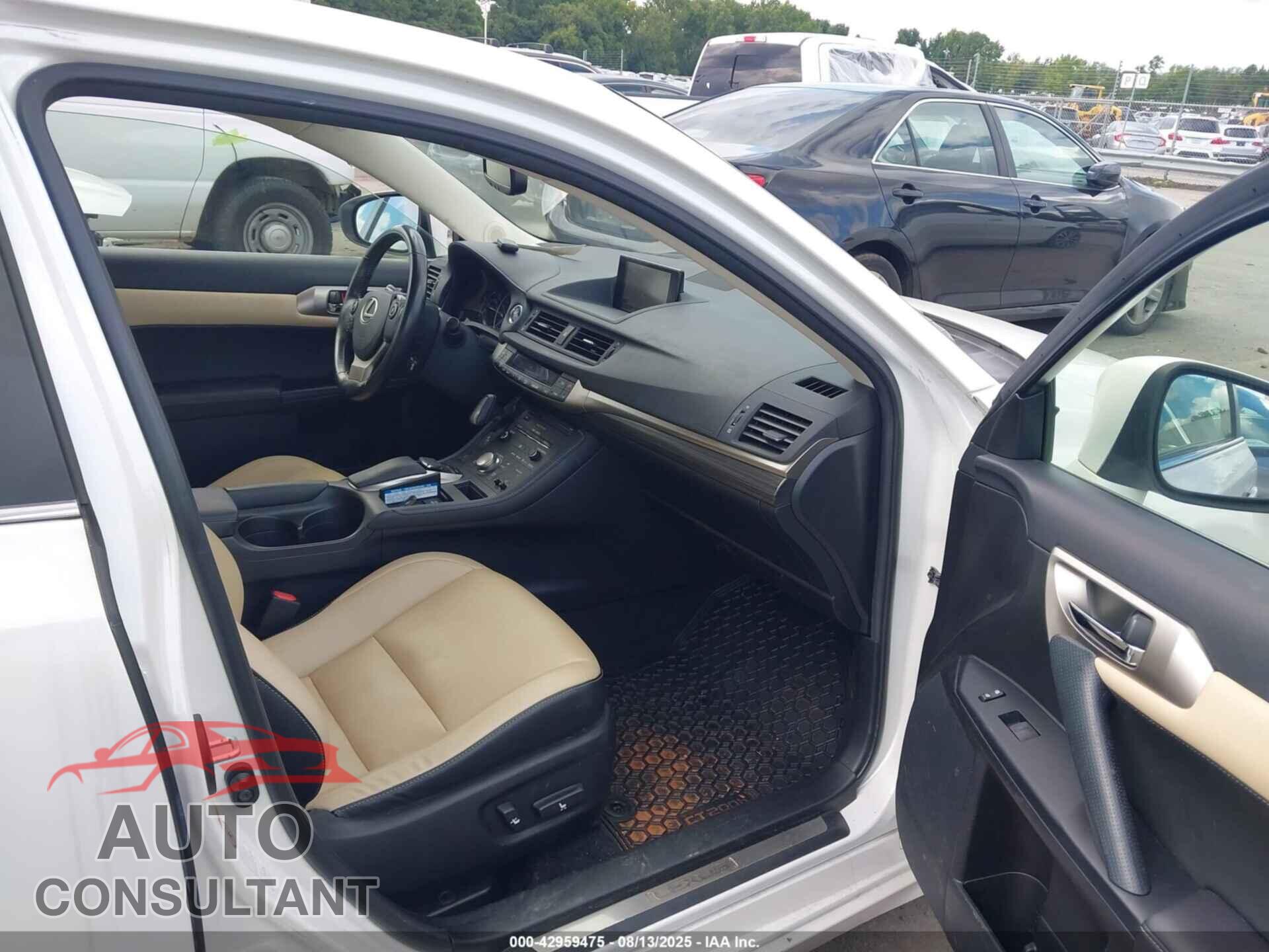LEXUS CT 200H 2016 - JTHKD5BH3G2256272