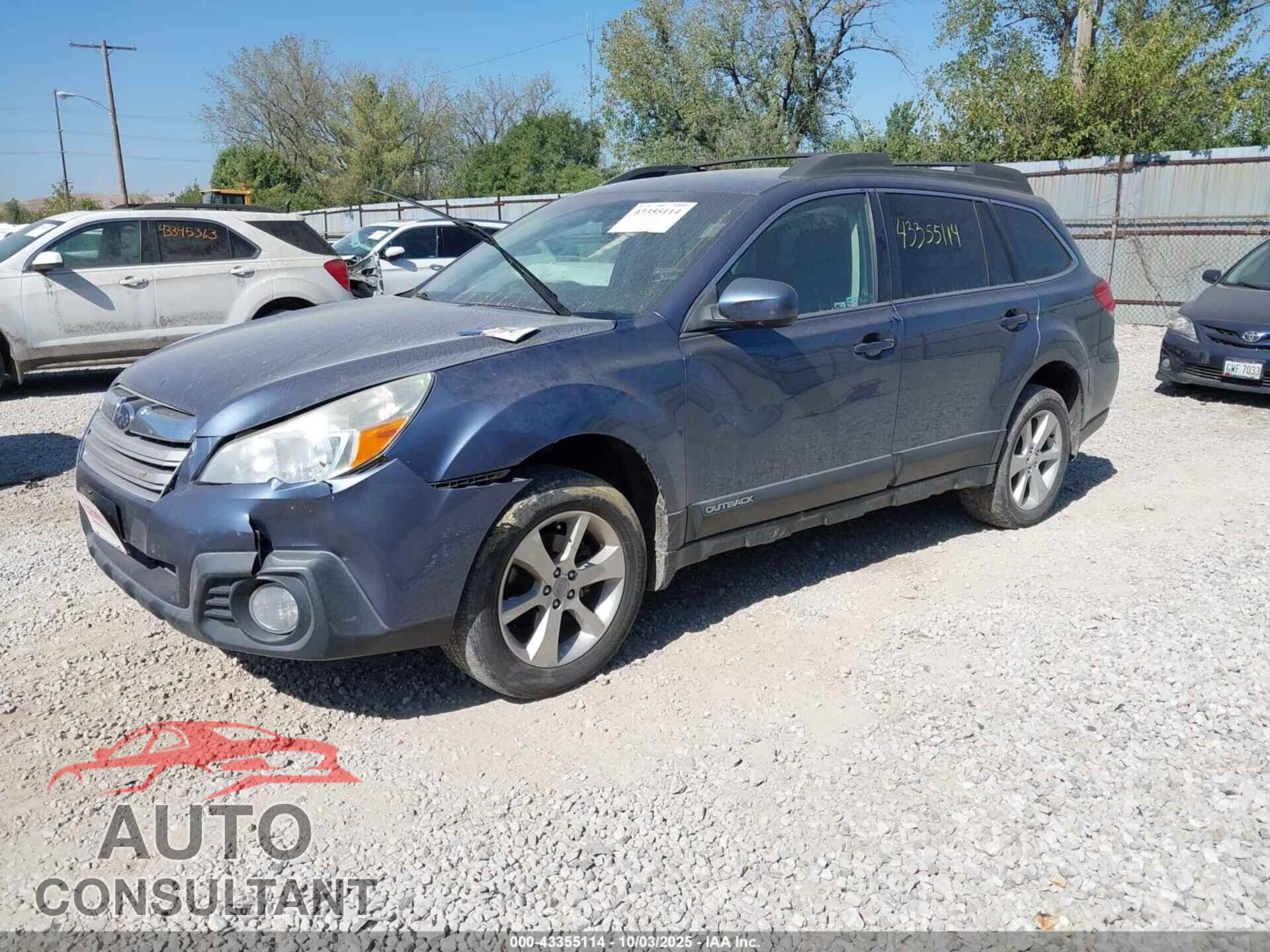 SUBARU OUTBACK 2014 - 4S4BRBDC8E3284087