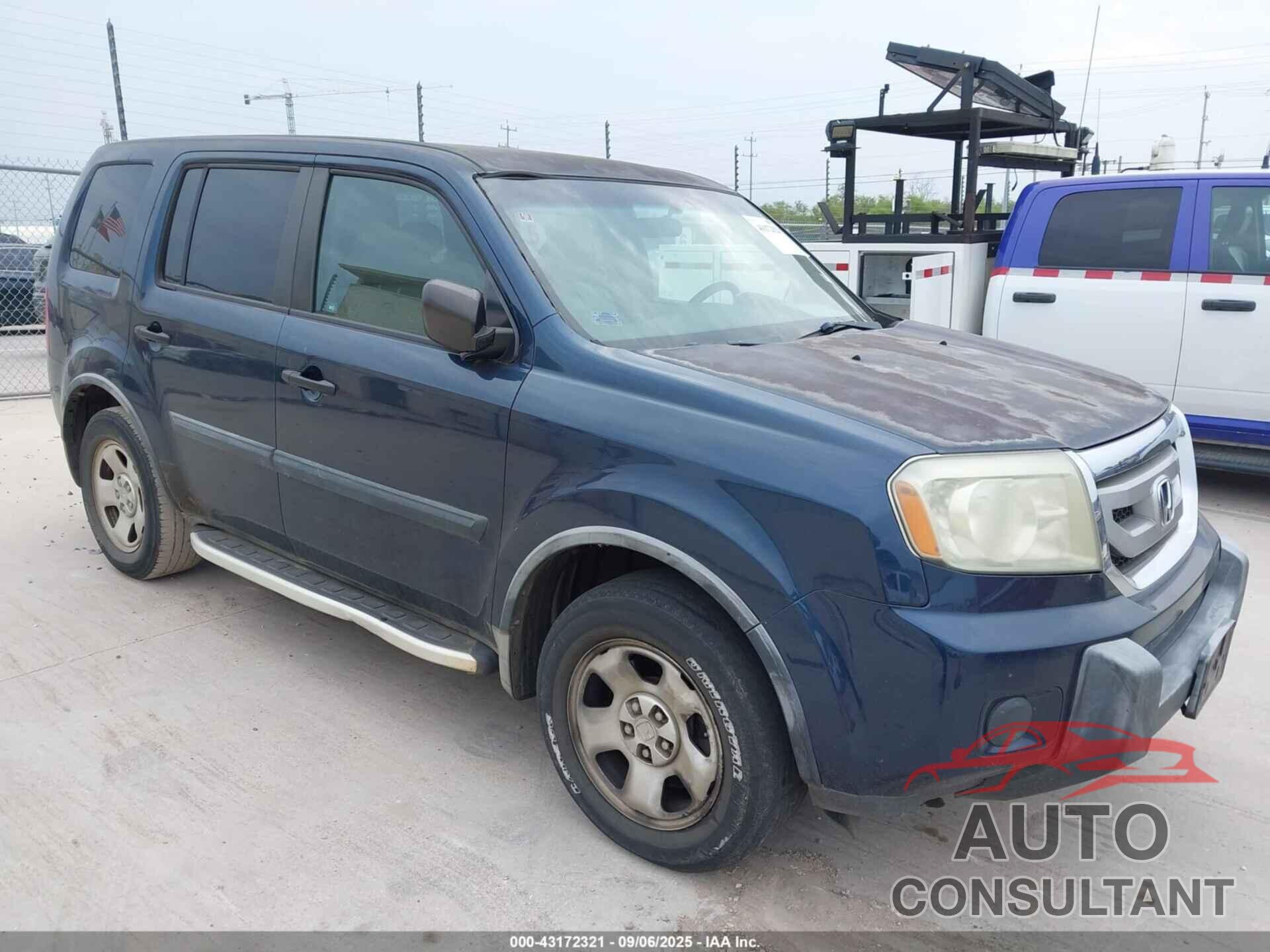 HONDA PILOT 2009 - 5FNYF38219B018806