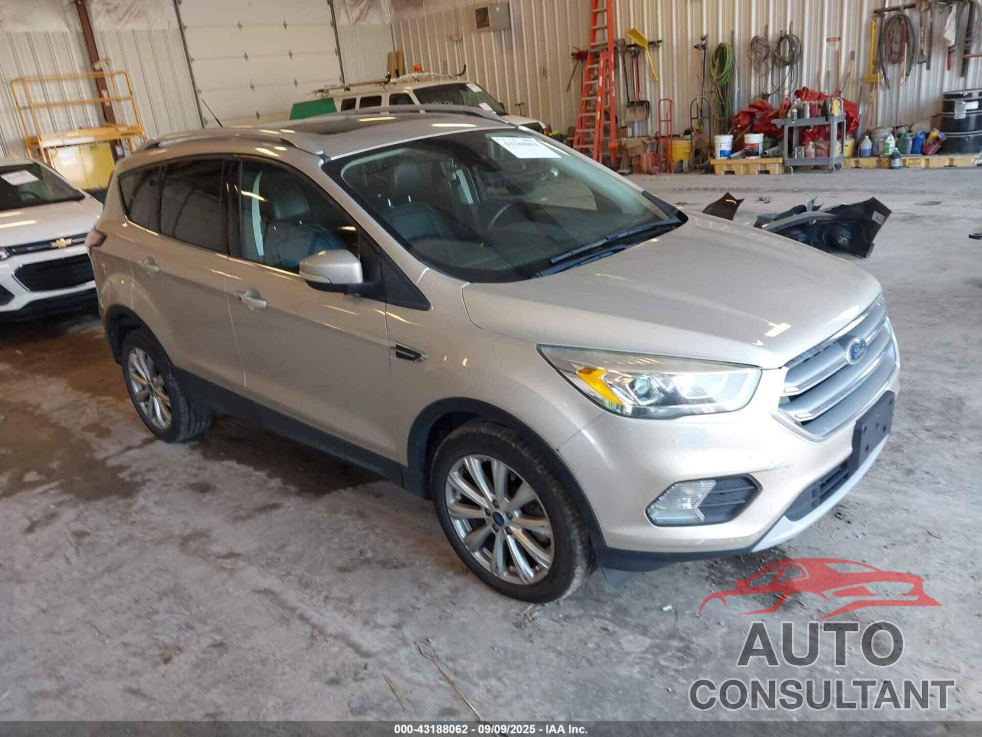 FORD ESCAPE 2017 - 1FMCU9J90HUD87796