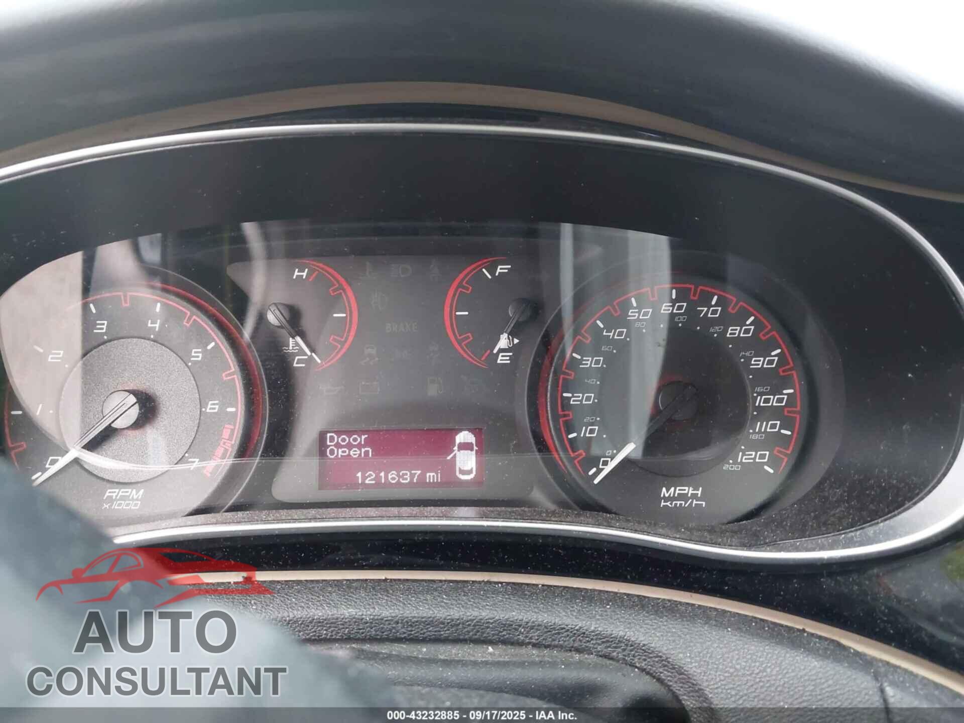 DODGE DART 2015 - 1C3CDFBB2FD363697