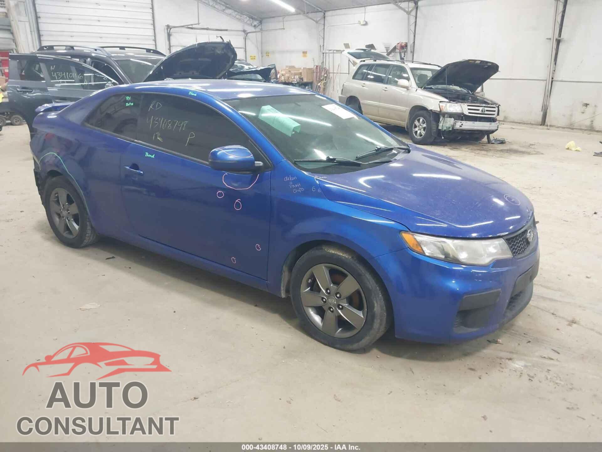 KIA FORTE KOUP 2012 - KNAFU6A21C5509245