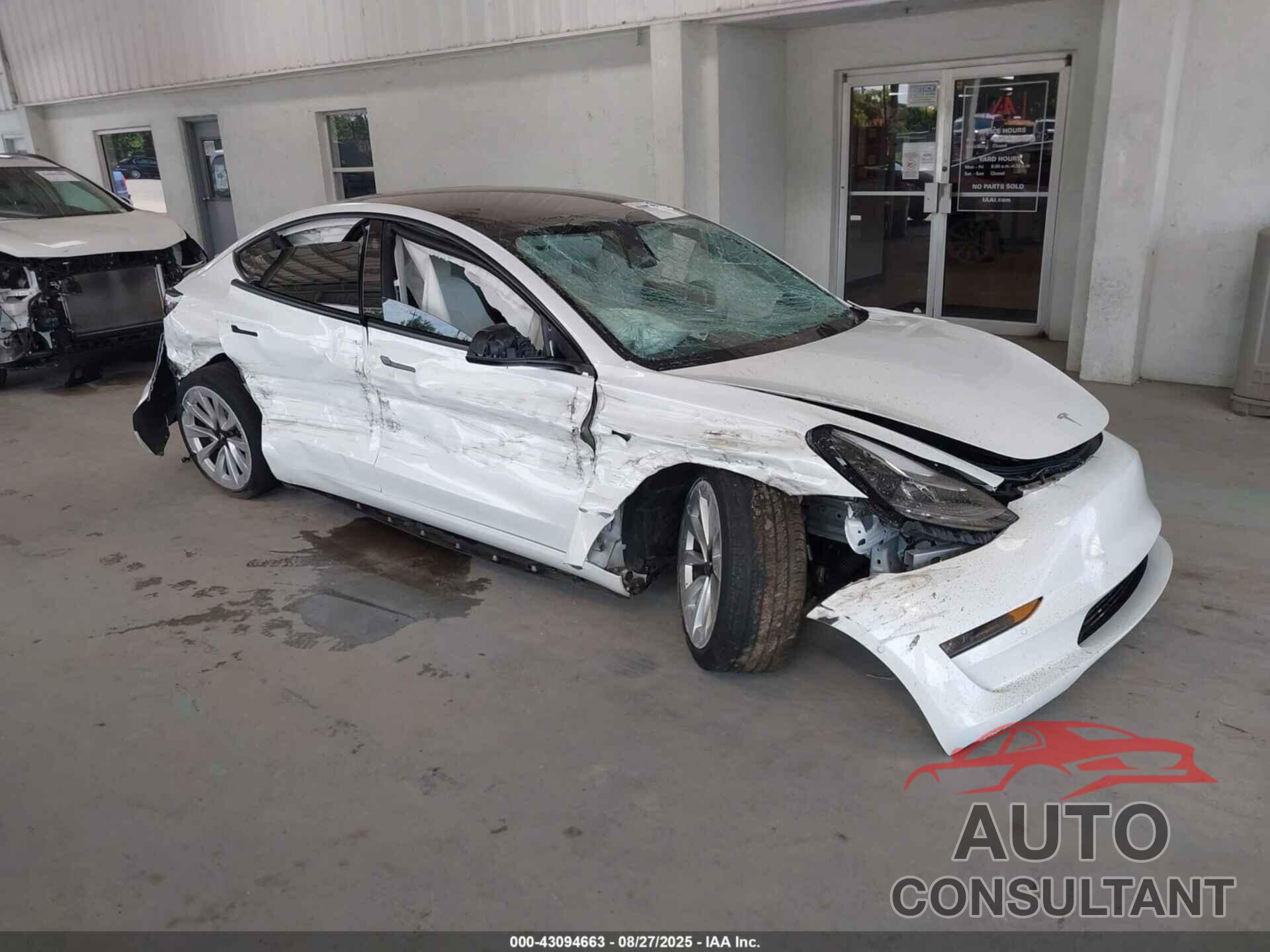 TESLA MODEL 3 2022 - 5YJ3E1EB5NF254066