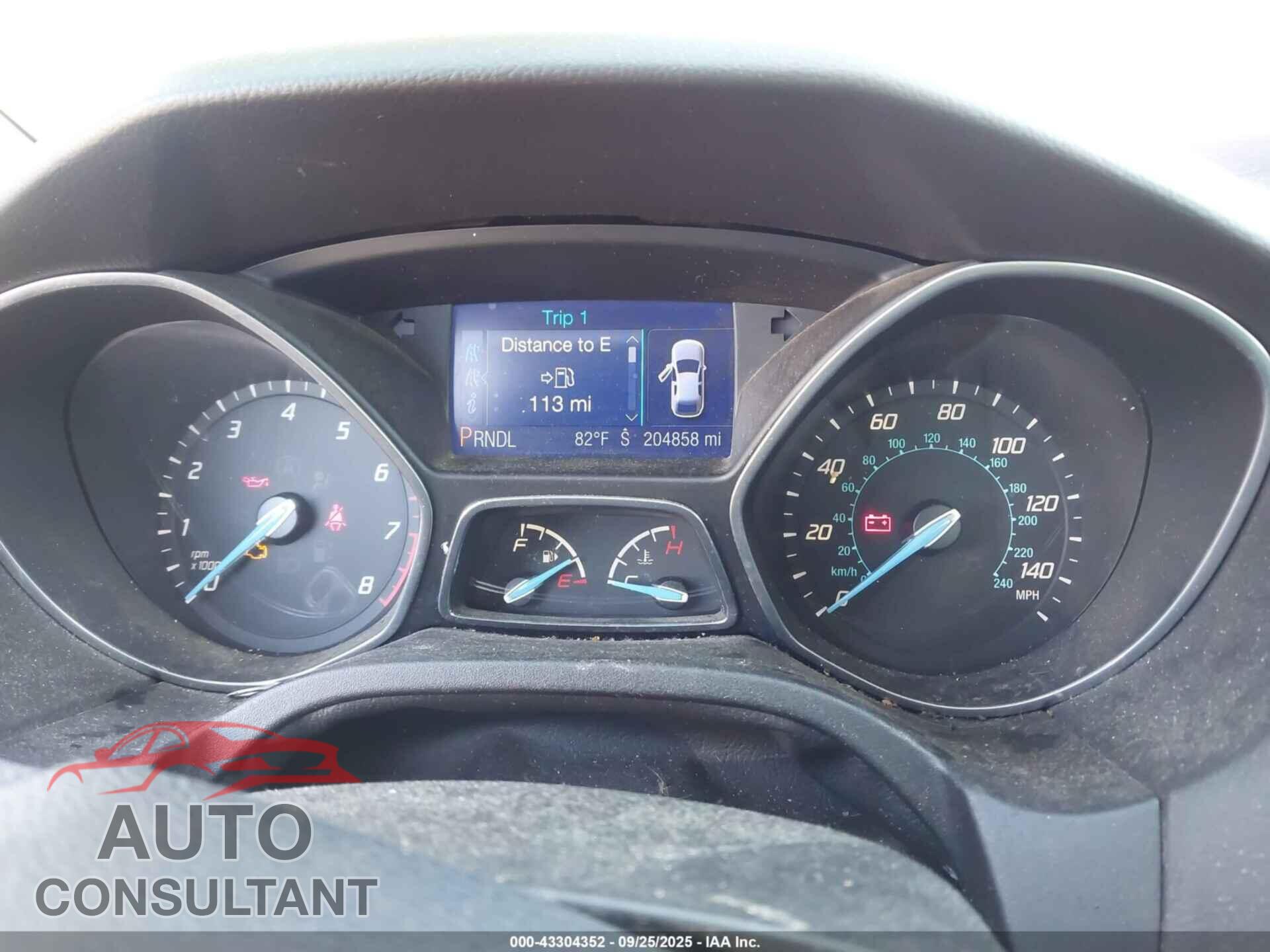 FORD FOCUS 2013 - 1FADP3F24DL163977
