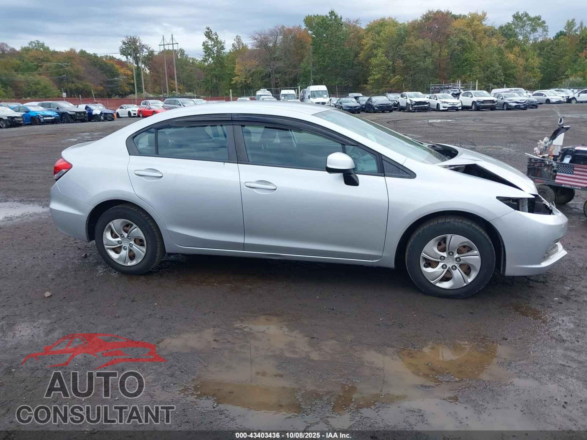 HONDA CIVIC 2013 - 19XFB2F5XDE236493