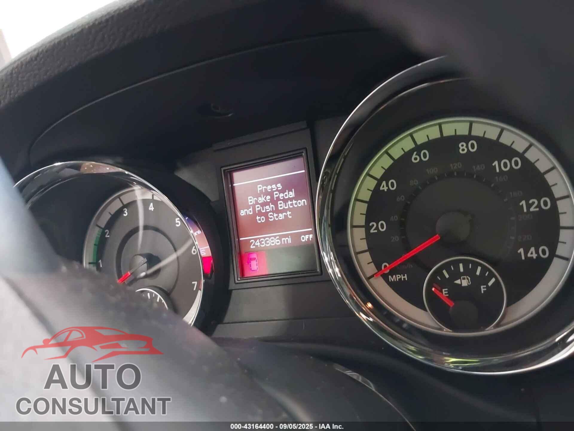 DODGE DURANGO 2011 - 1D4RD4GG7BC697421