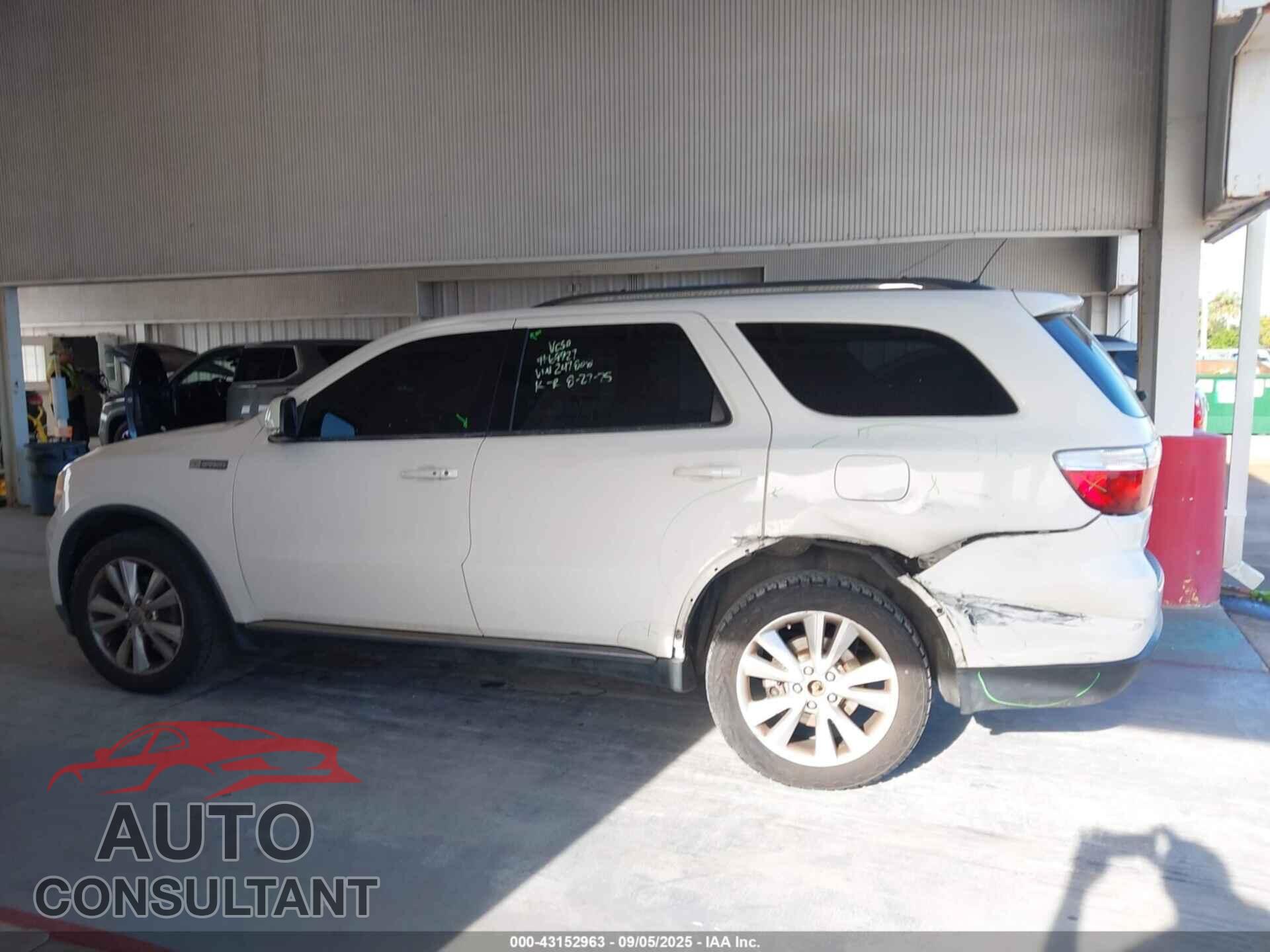 DODGE DURANGO 2012 - 1C4RDJDG4CC247808