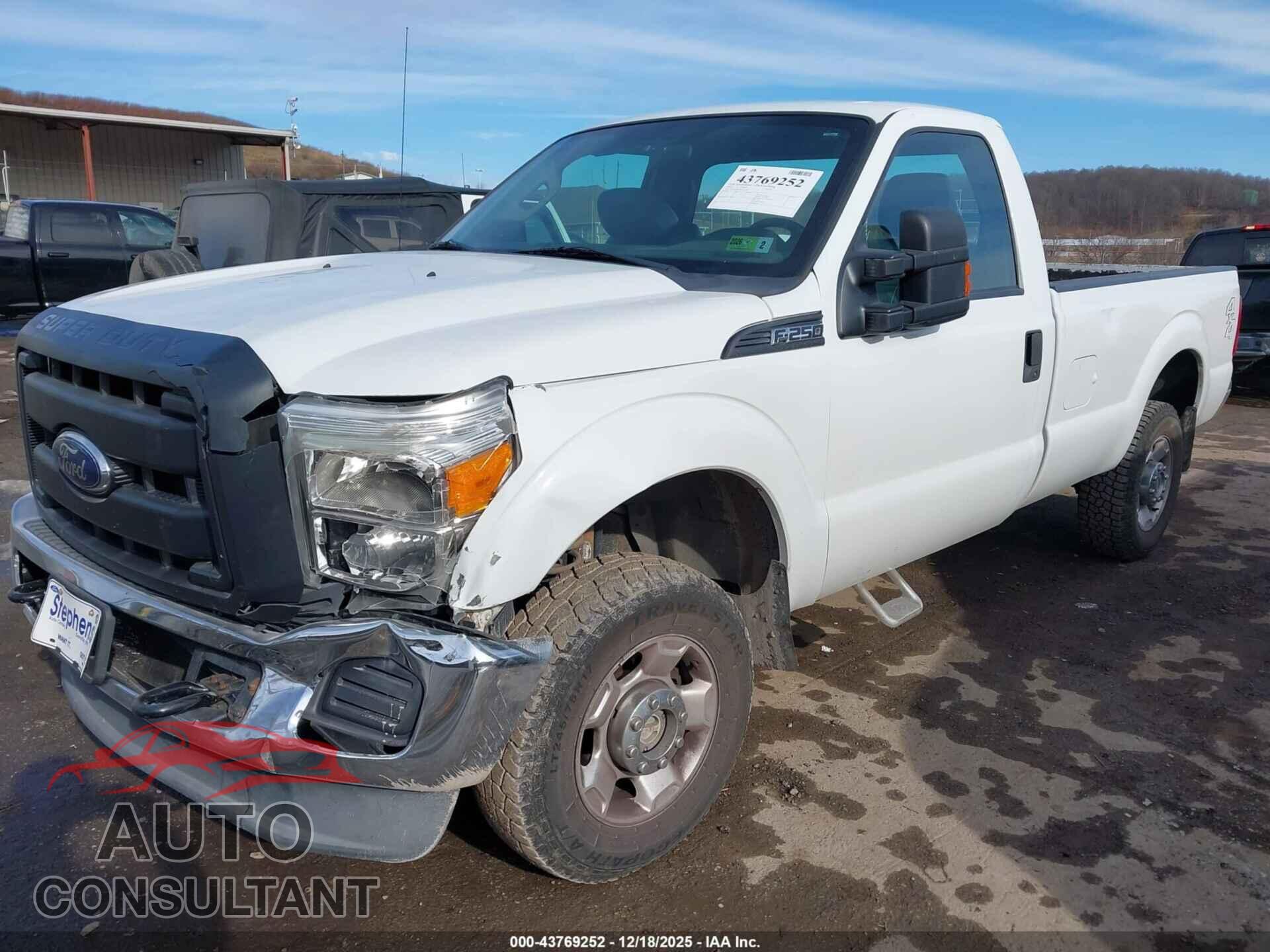 FORD F-250 2012 - 1FTBF2B62CEA41595