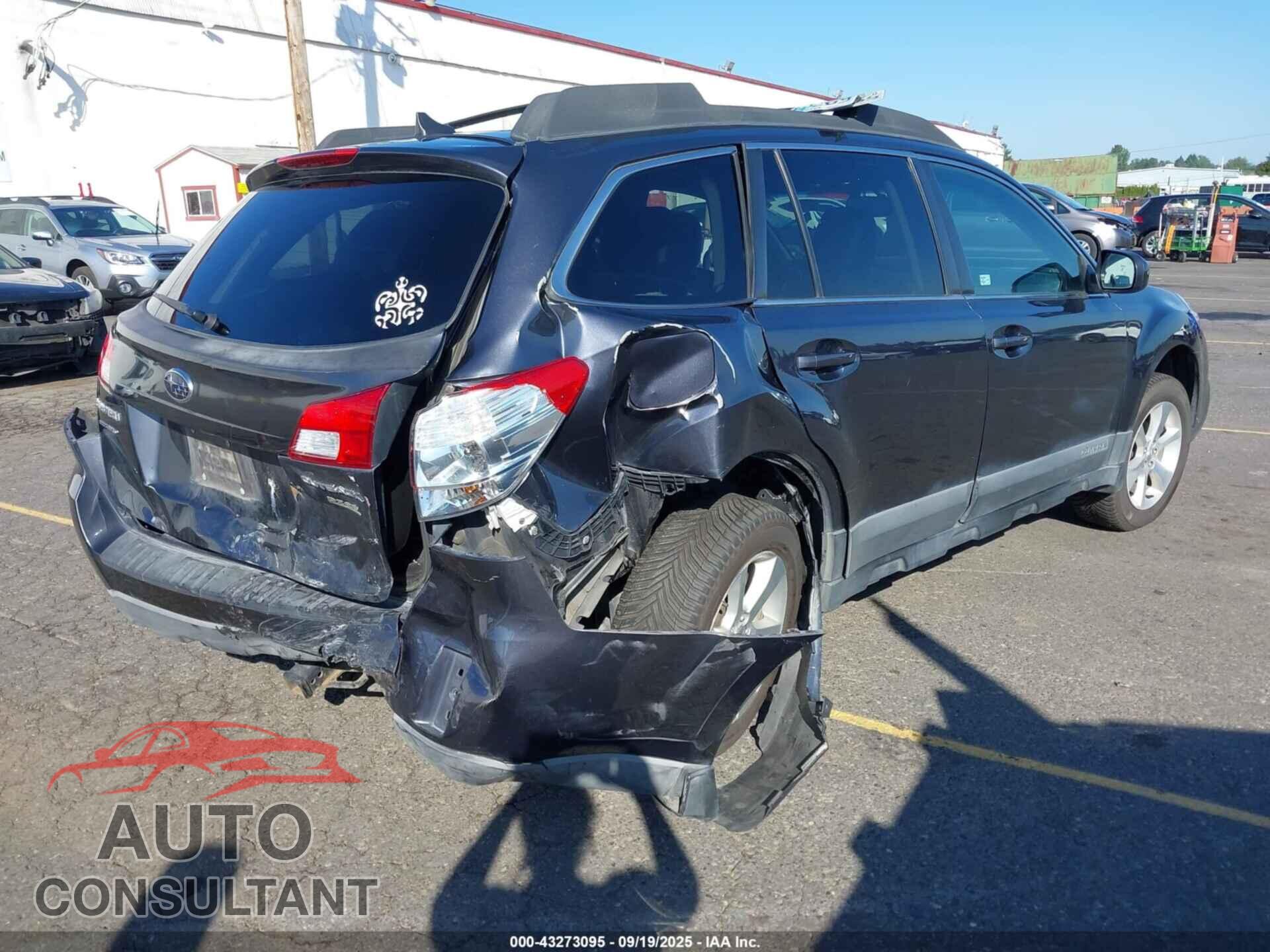 SUBARU OUTBACK 2013 - 4S4BRBLC2D3304429