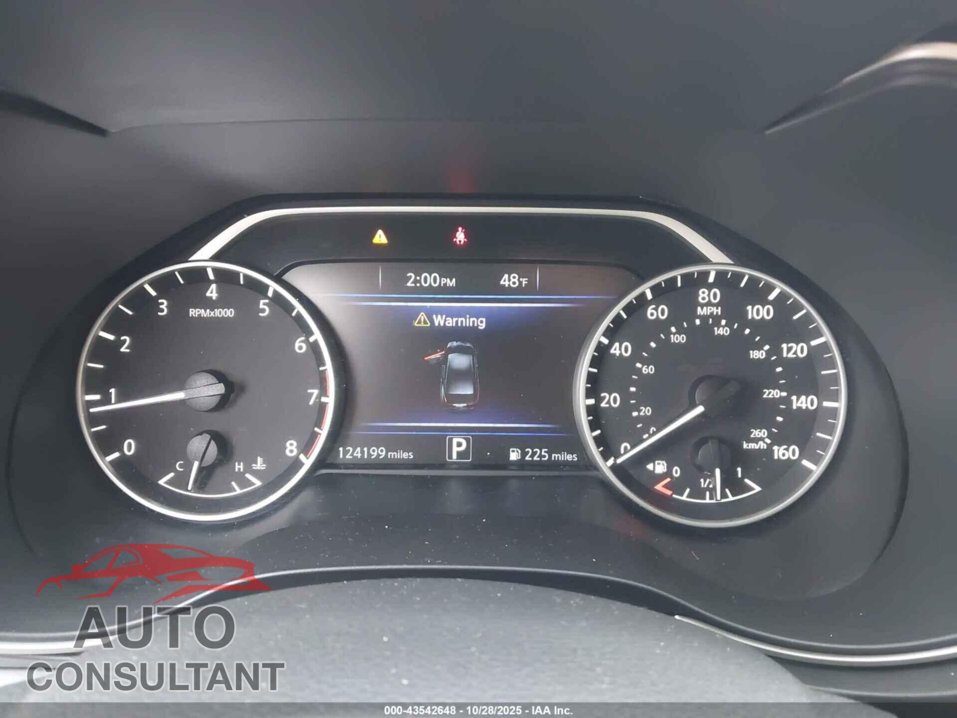NISSAN MAXIMA 2017 - 1N4AA6AP2HC398974