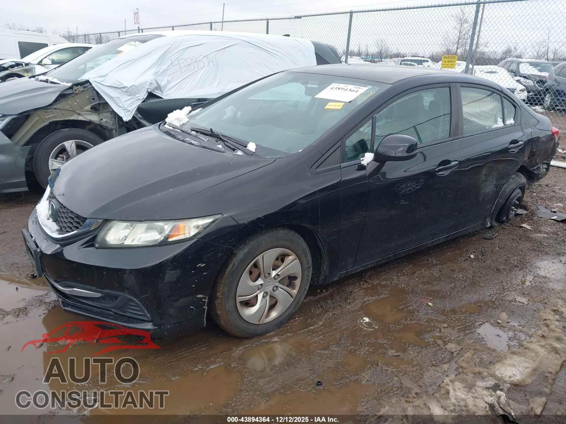 HONDA CIVIC 2013 - 19XFB2F56DE042933