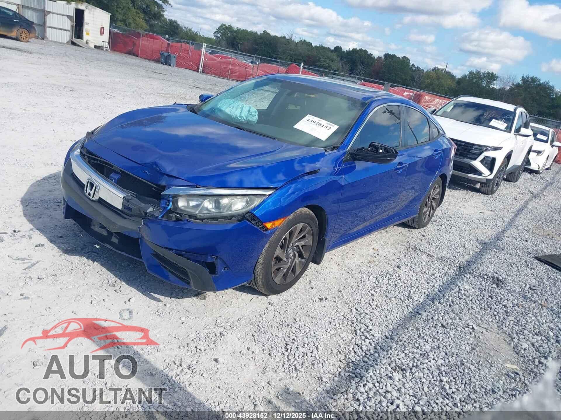 HONDA CIVIC 2017 - 19XFC2F71HE051625