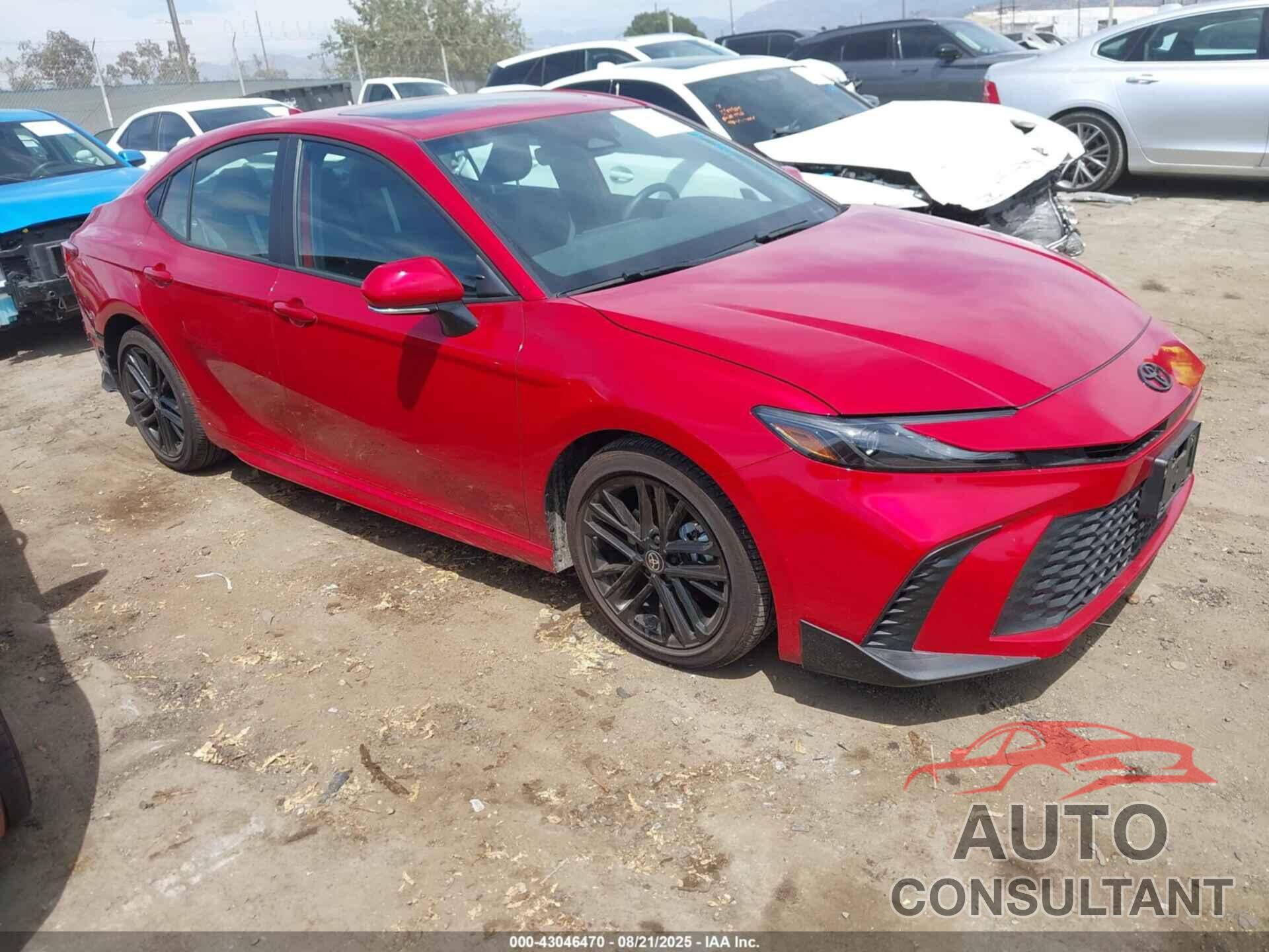 TOYOTA CAMRY 2025 - 4T1DAACK8SU077742
