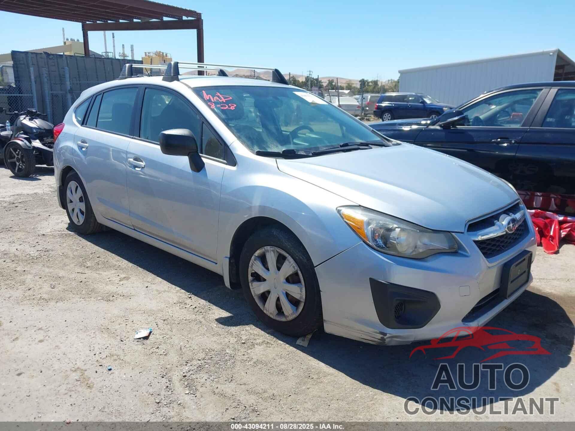 SUBARU IMPREZA 2013 - JF1GPAA69D2867755