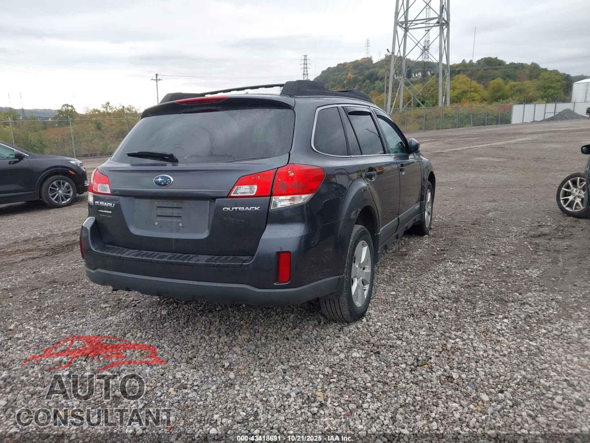 SUBARU OUTBACK 2011 - 4S4BRCCC0B3401017