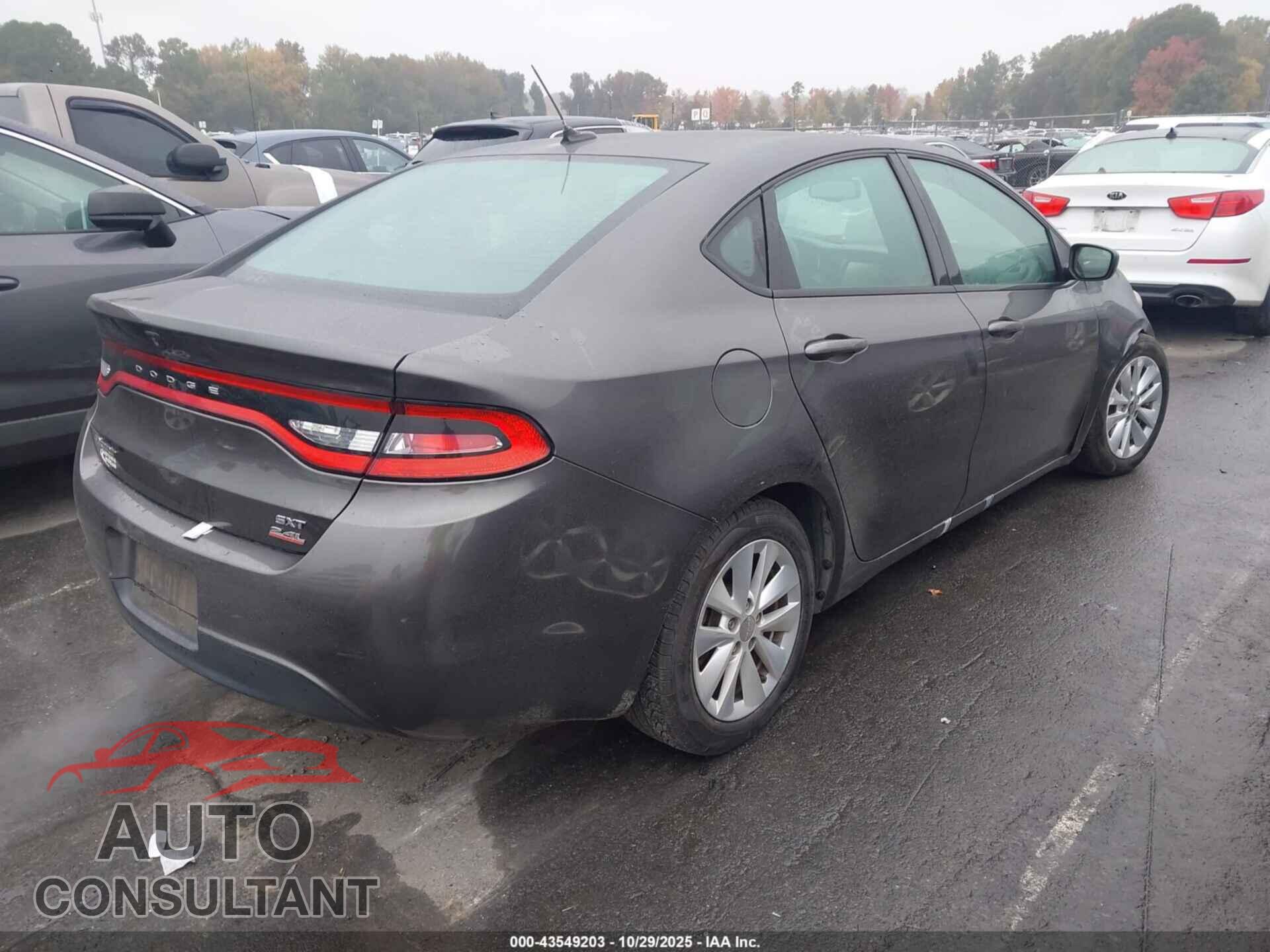 DODGE DART 2014 - 1C3CDFBB7ED802133
