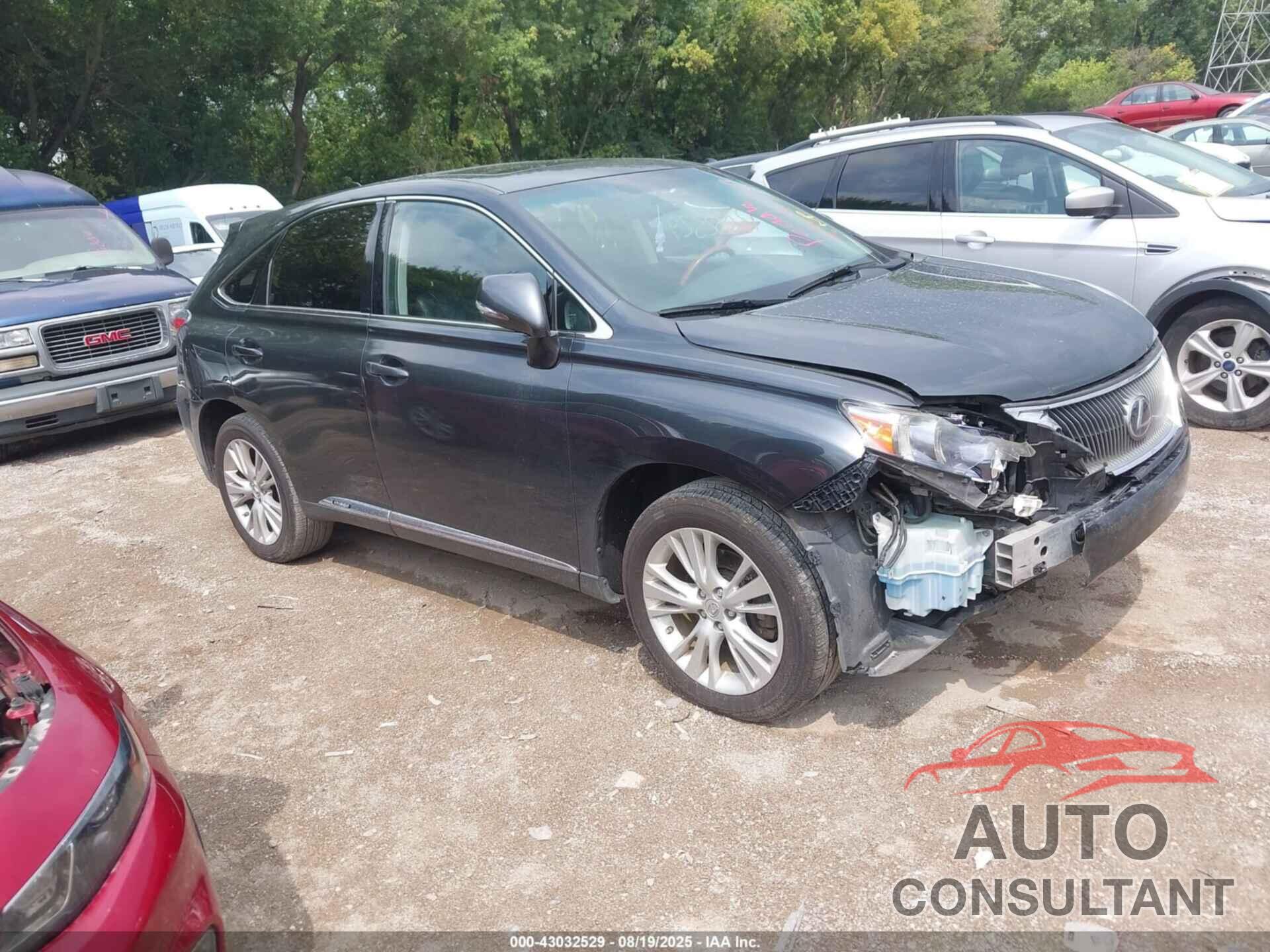 LEXUS RX 450H 2011 - JTJZB1BA8B2403936