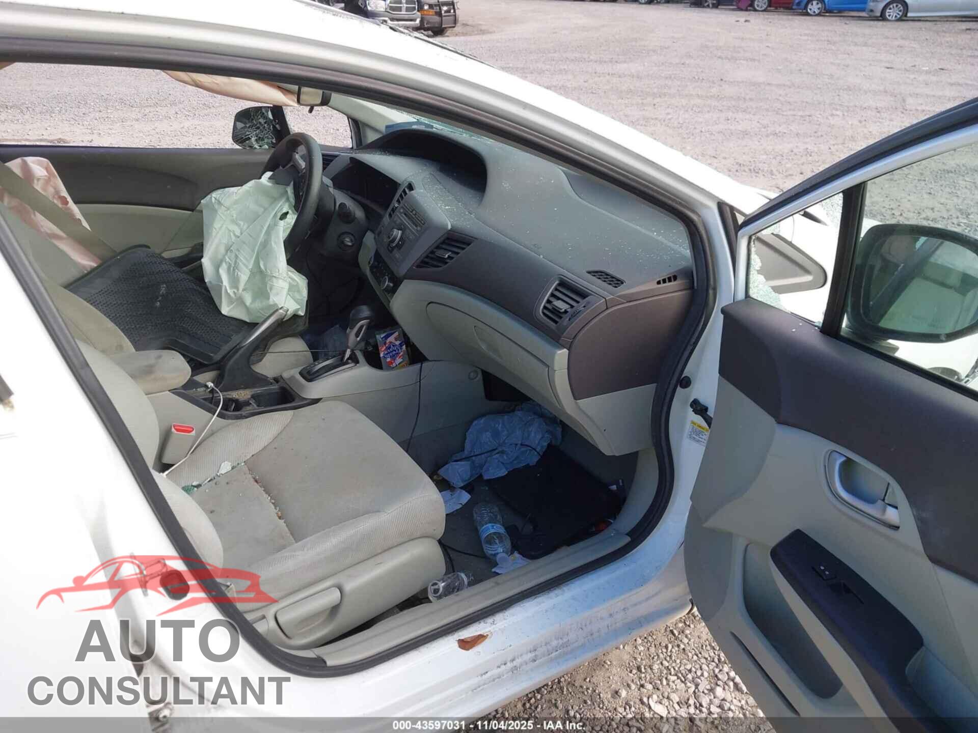 HONDA CIVIC 2012 - 19XFB2F5XCE051875