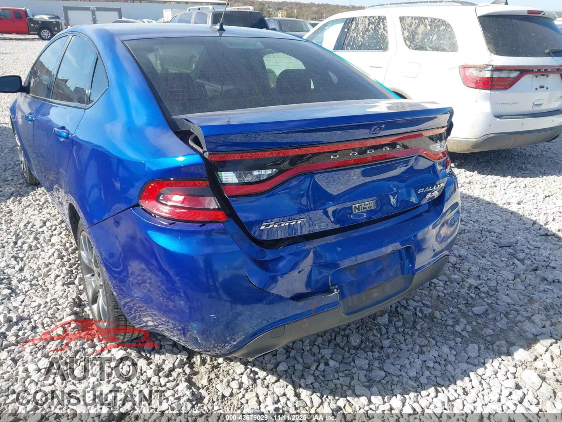 DODGE DART 2014 - 1C3CDFBB7ED868925