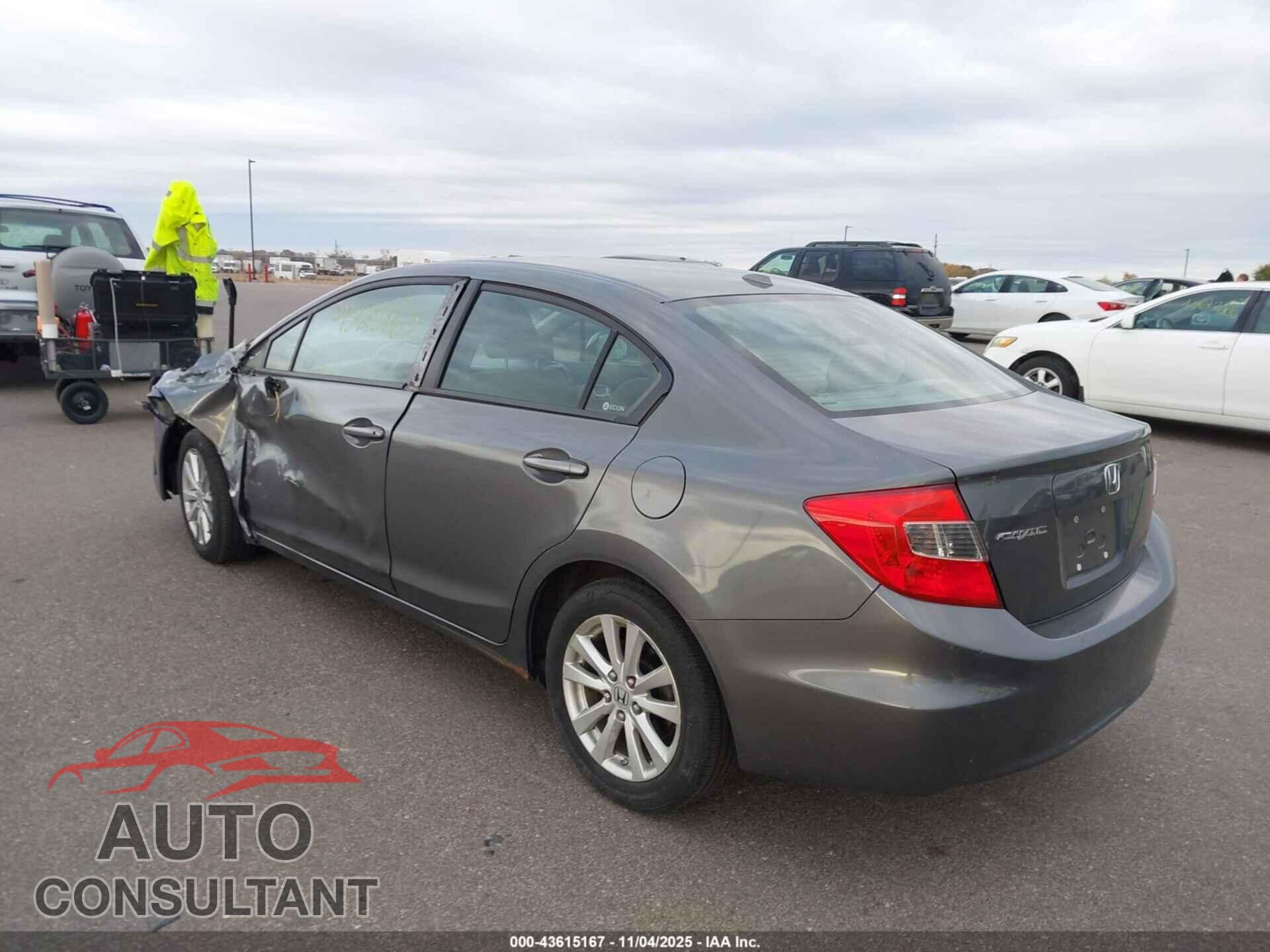 HONDA CIVIC 2012 - 19XFB2F88CE011904