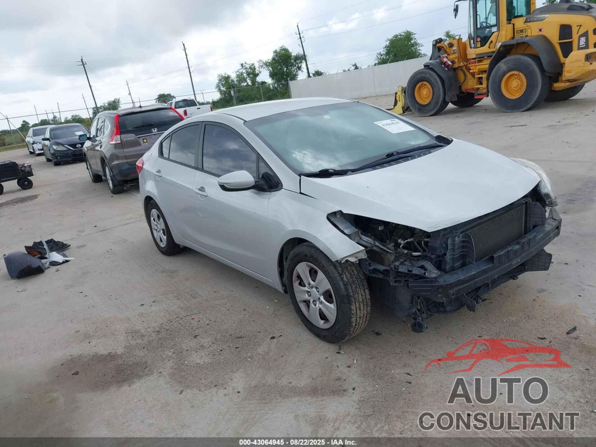 KIA FORTE 2016 - KNAFK4A69G5493458