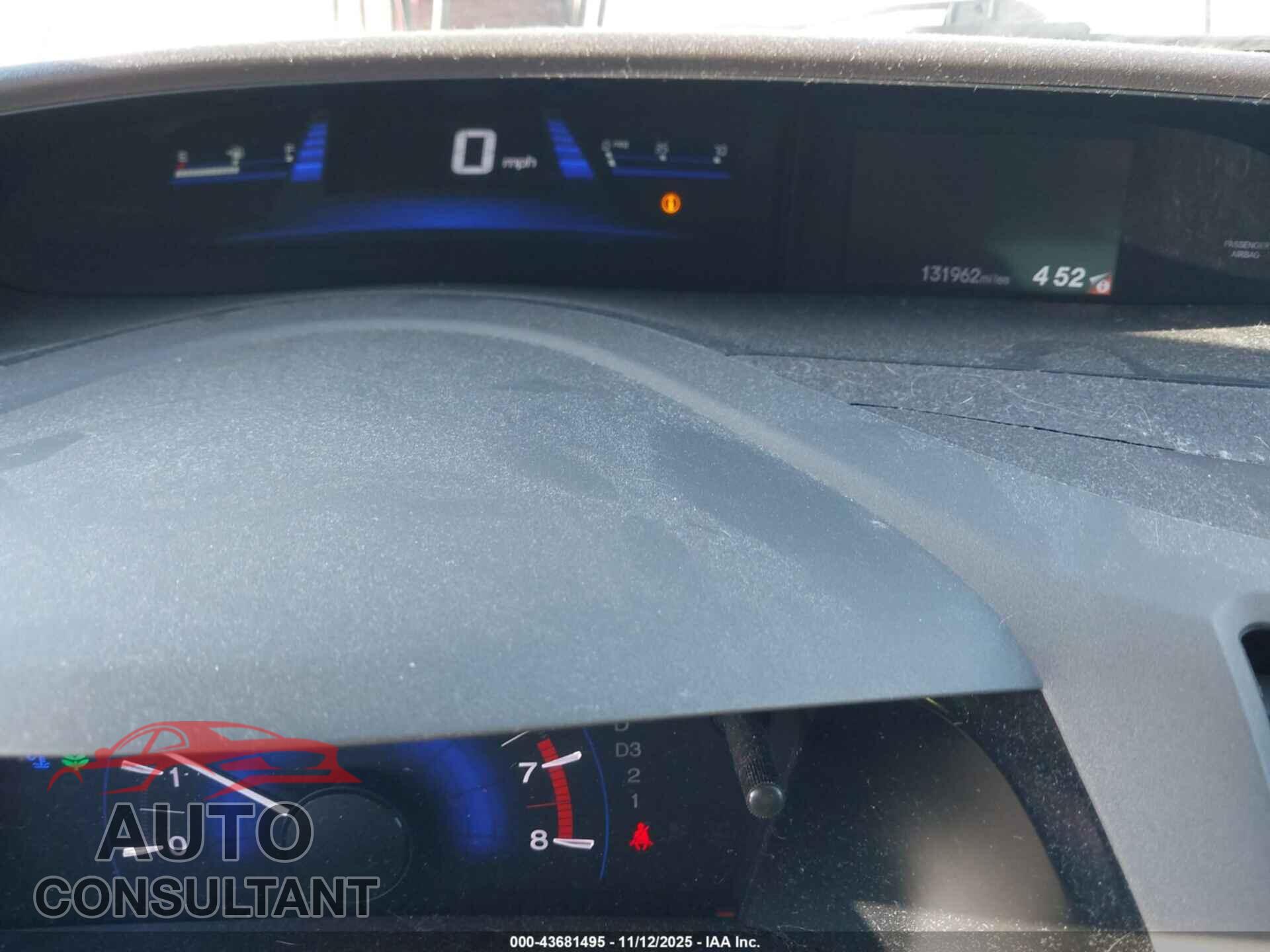 HONDA CIVIC 2012 - 2HGFB2F55CH596467