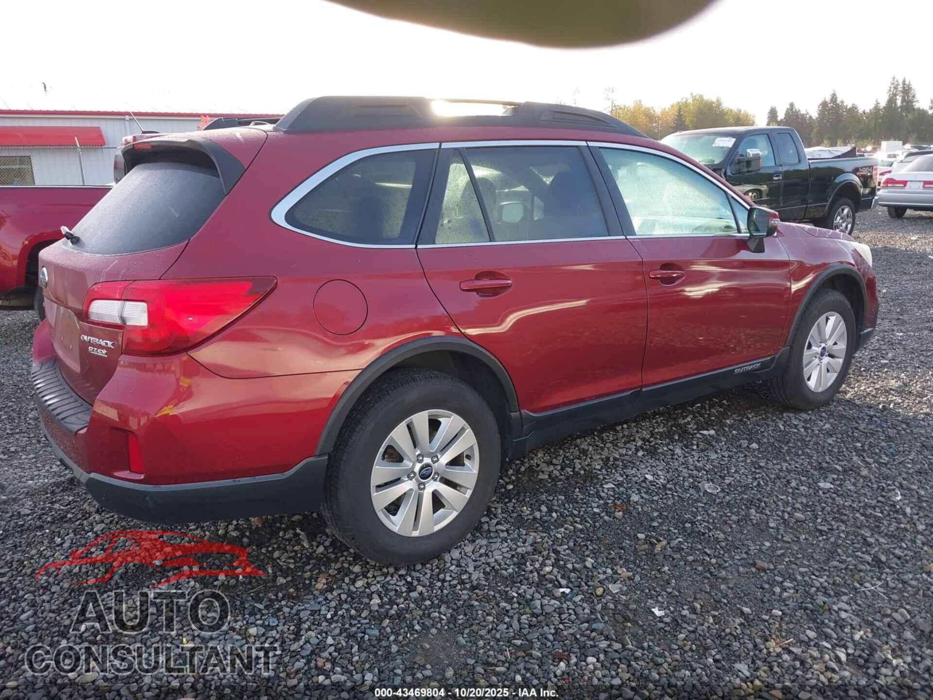 SUBARU OUTBACK 2015 - 4S4BSAFC7F3266693