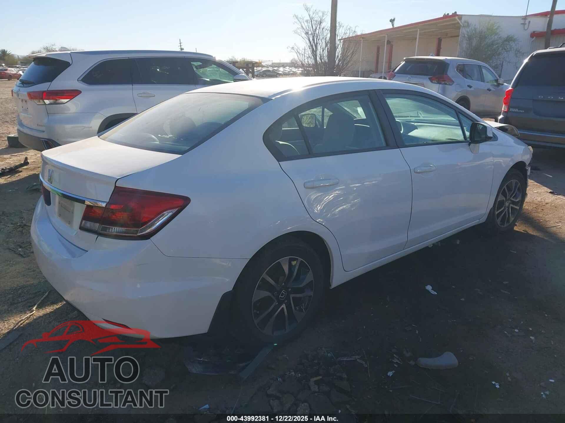 HONDA CIVIC 2013 - 19XFB2F84DE252215