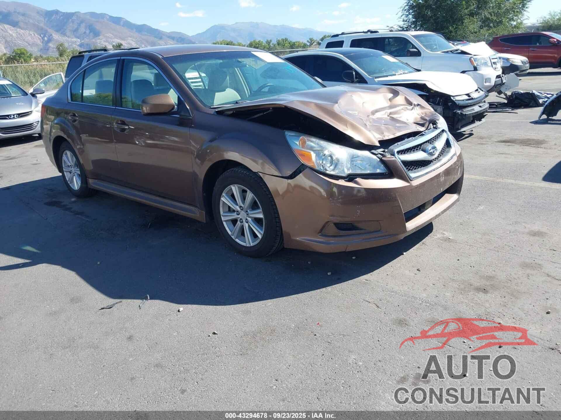 SUBARU LEGACY 2012 - 4S3BMBC6XC3013656