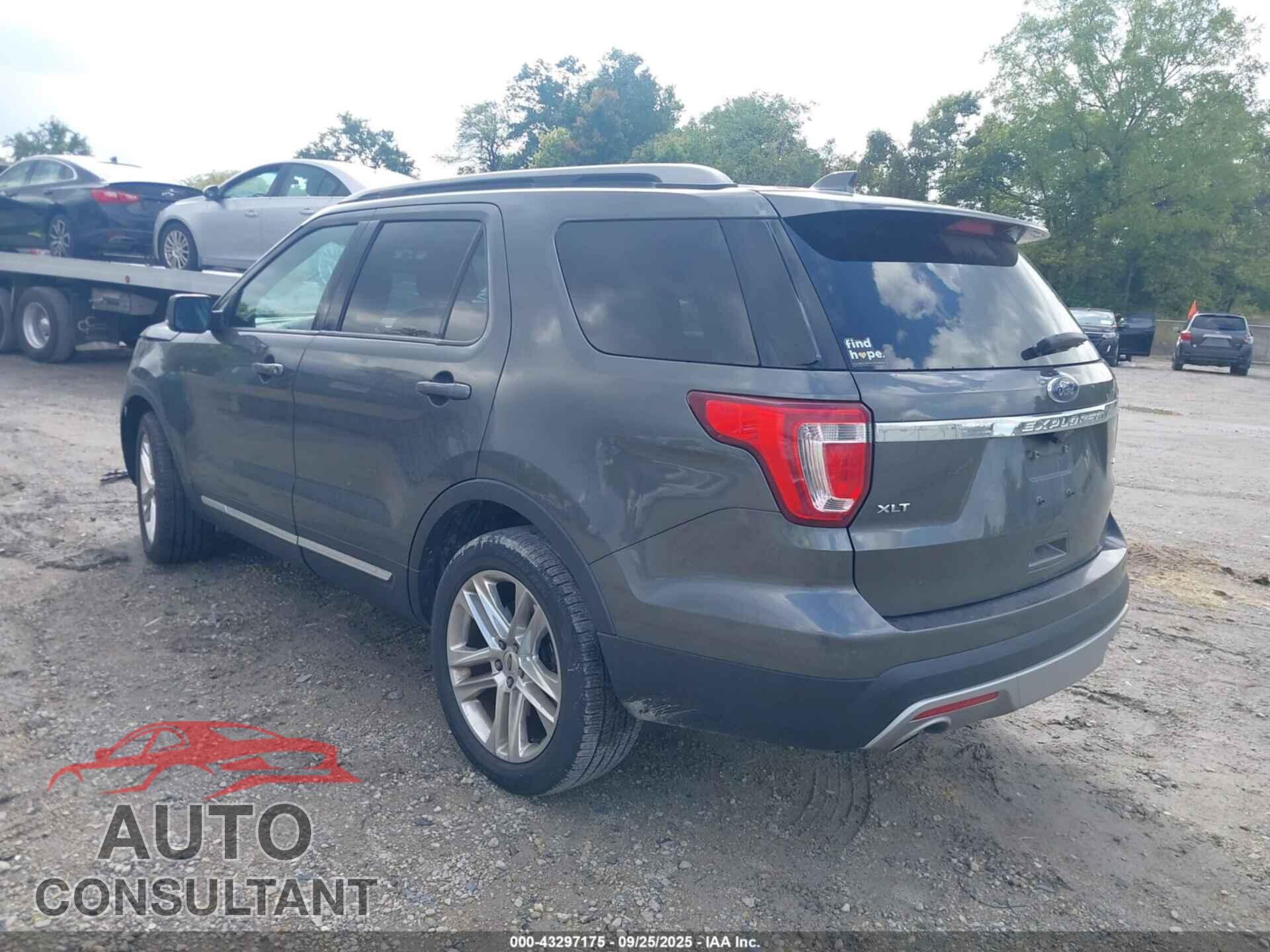 FORD EXPLORER 2017 - 1FM5K8D80HGD02207