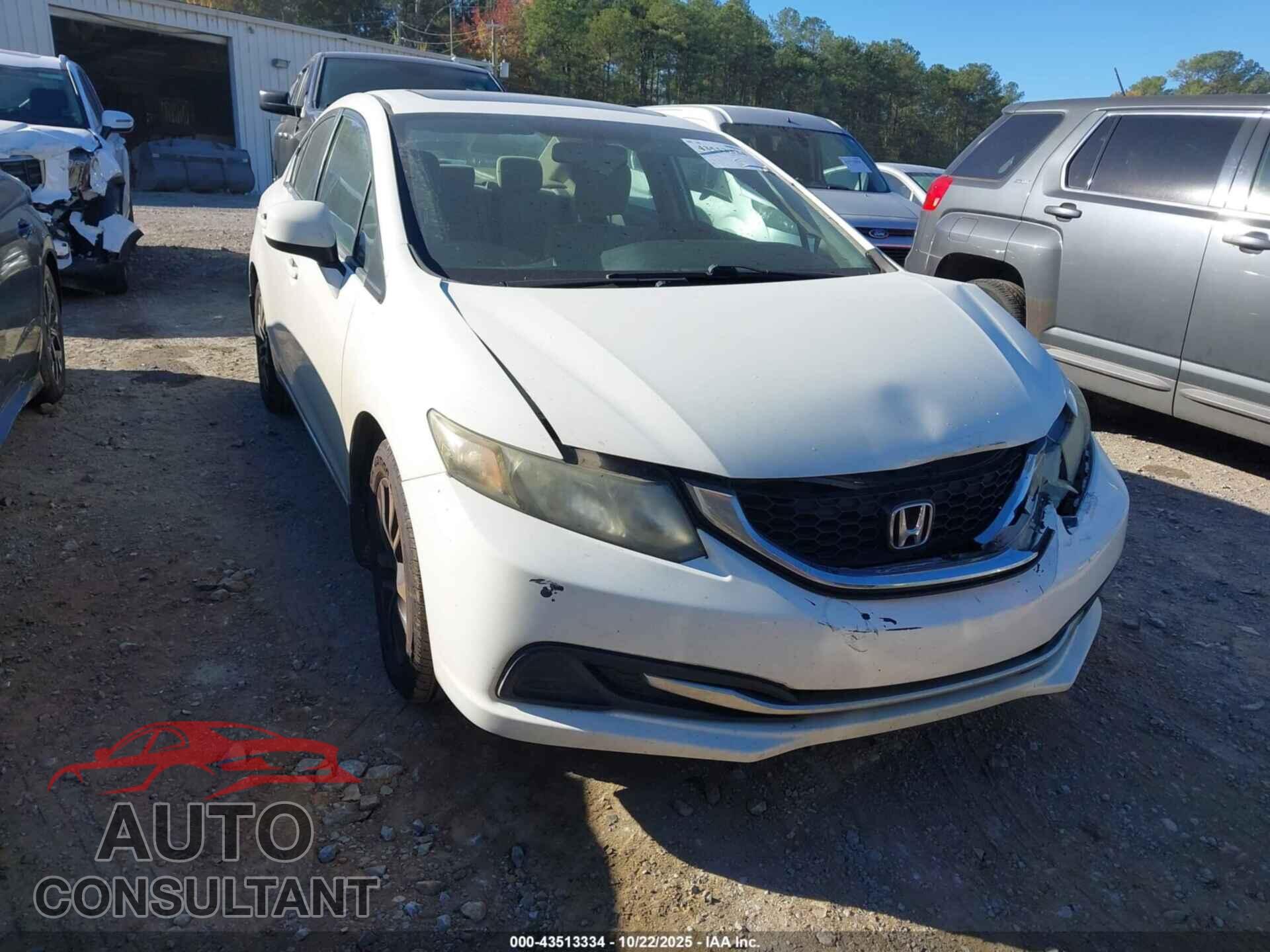 HONDA CIVIC 2013 - 19XFB2F83DE027123