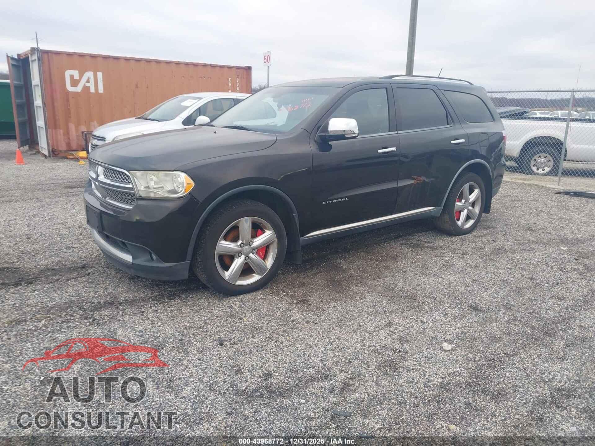 DODGE DURANGO 2012 - 1C4SDJET0CC211658