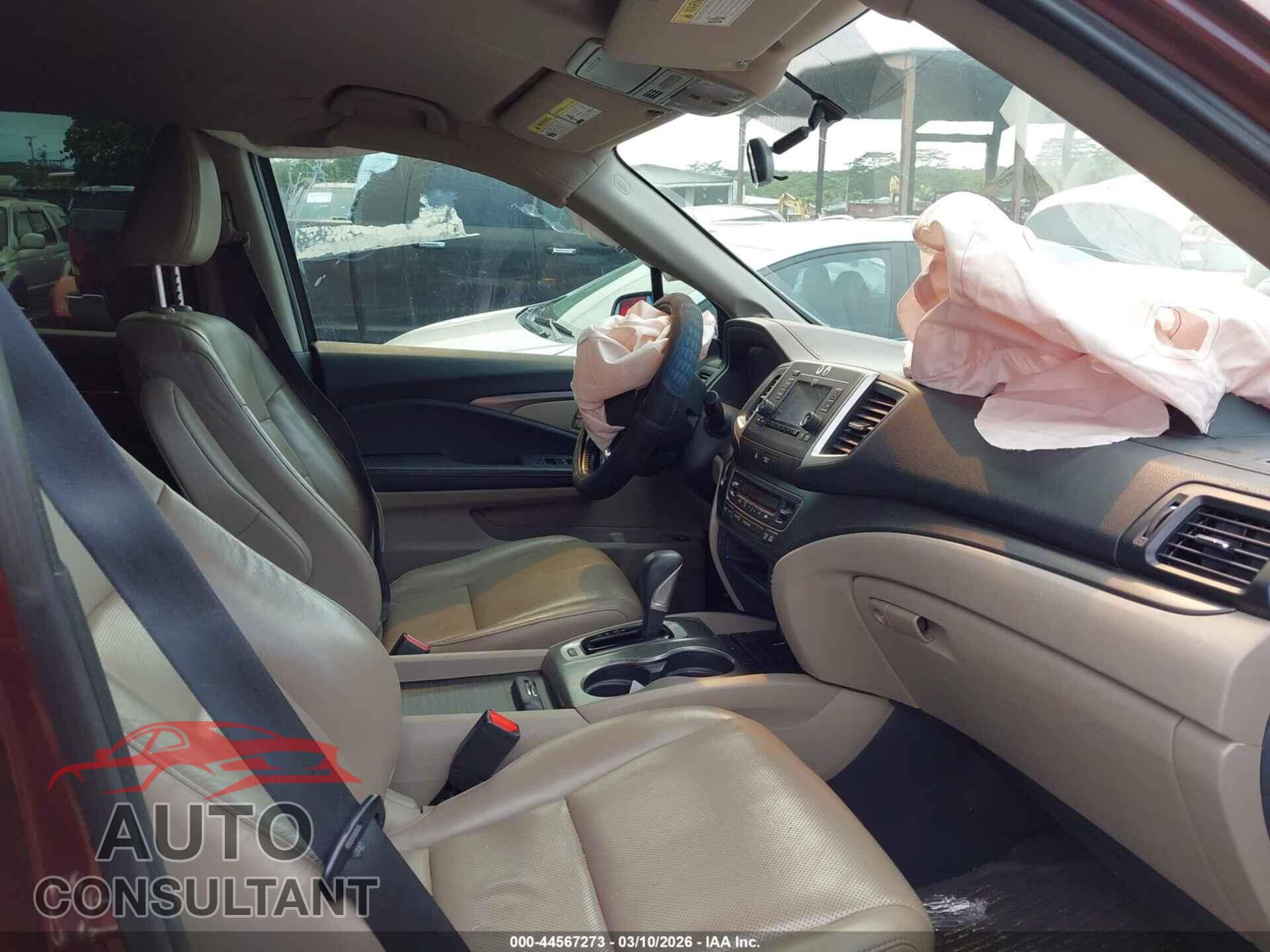 HONDA RIDGELINE 2017 - 5FPYK3F57HB006013