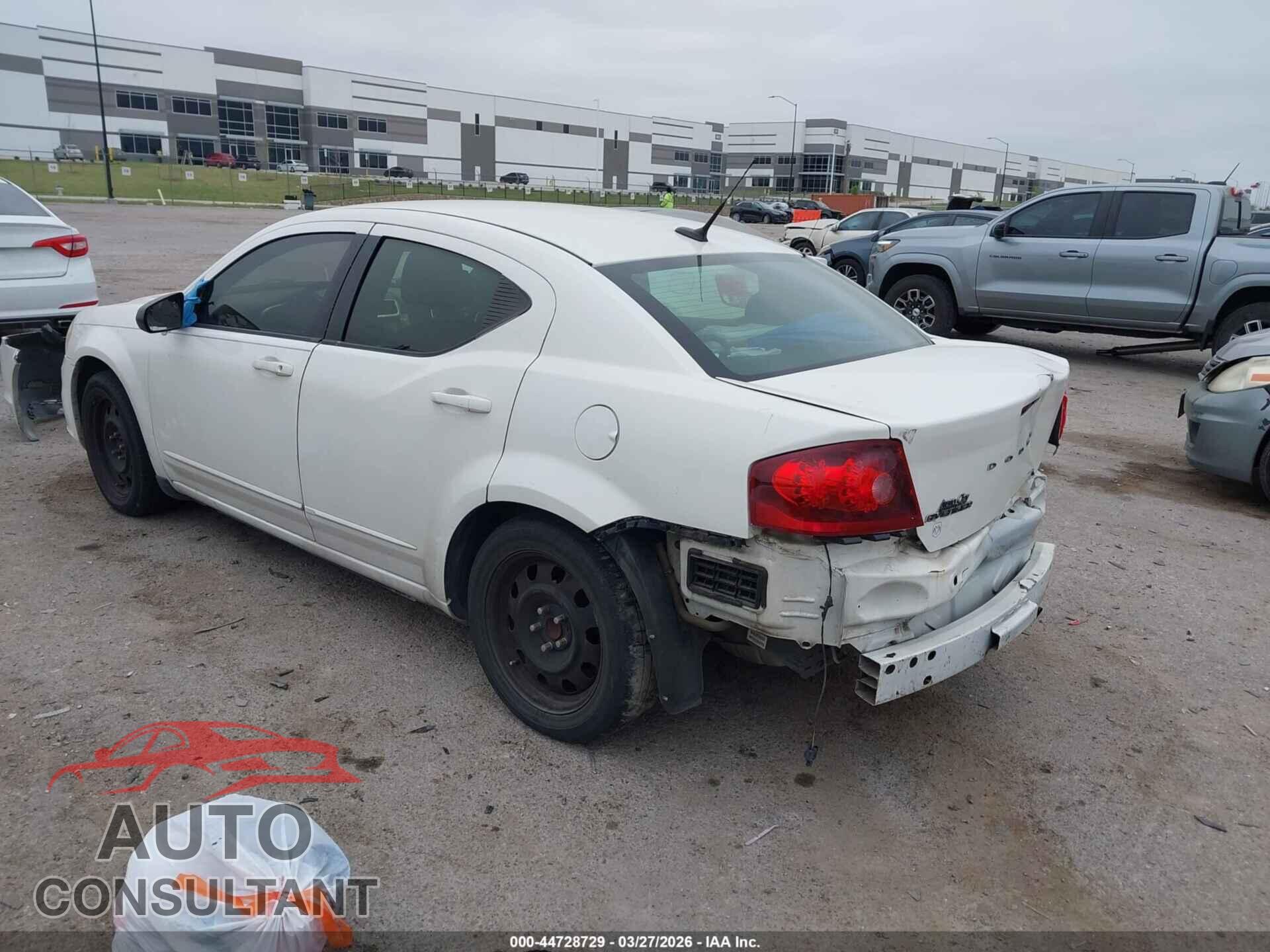 DODGE AVENGER 2011 - 1B3BD4FB2BN536694