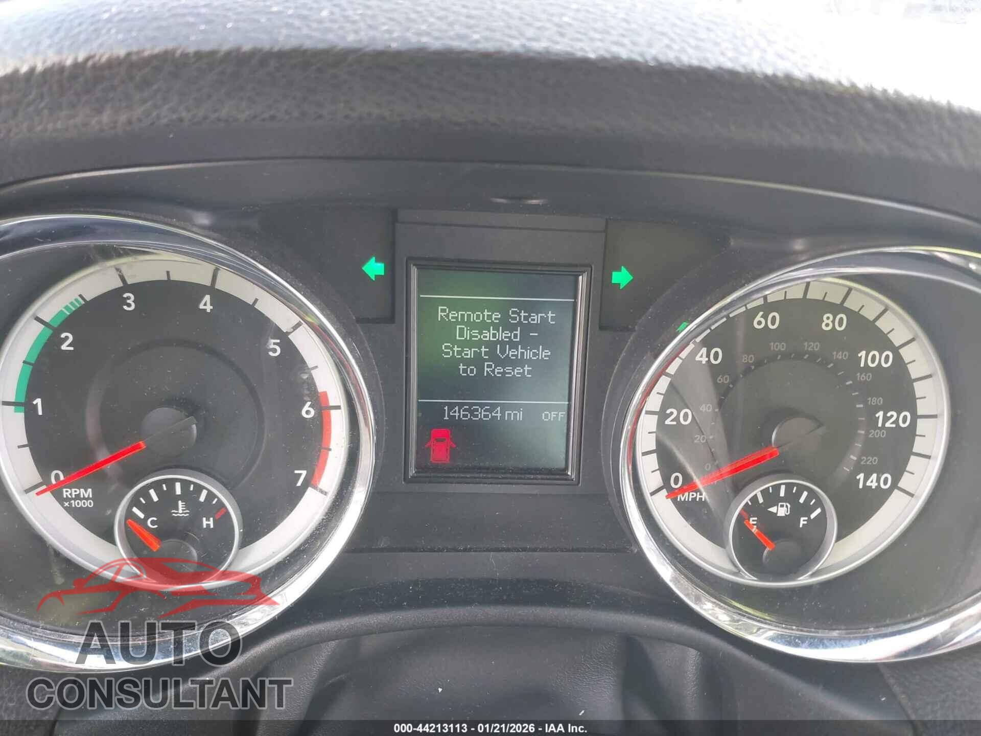 DODGE DURANGO 2011 - 1D4SE5GT3BC688944