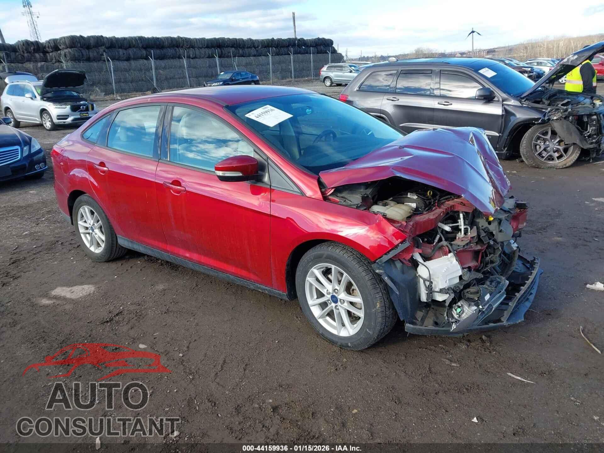 FORD FOCUS 2017 - 1FADP3F28HL201197