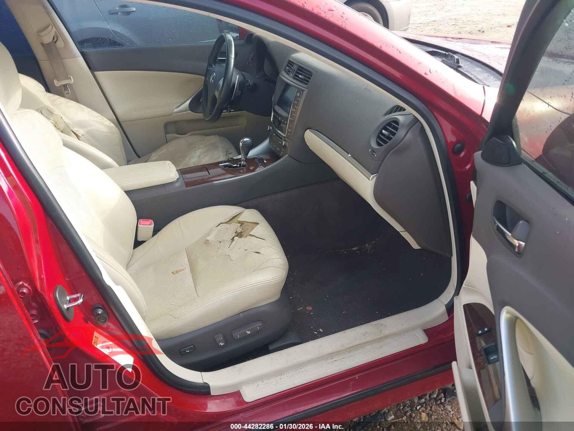 LEXUS IS 250 2011 - JTHBF5C25B5140969