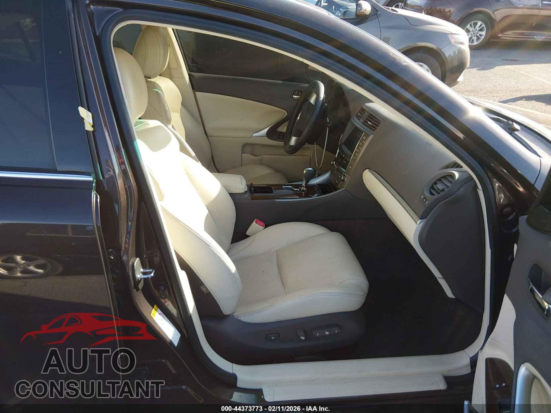 LEXUS IS 250 2012 - JTHBF5C29C5178545