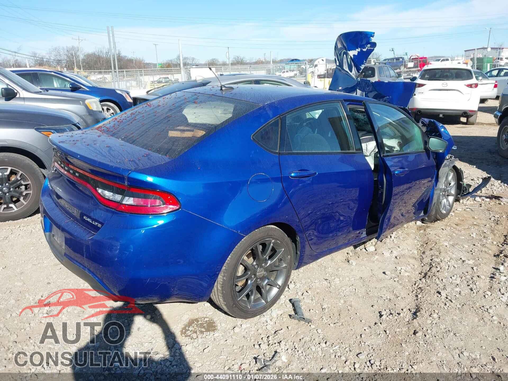 DODGE DART 2013 - 1C3CDFBA8DD337237