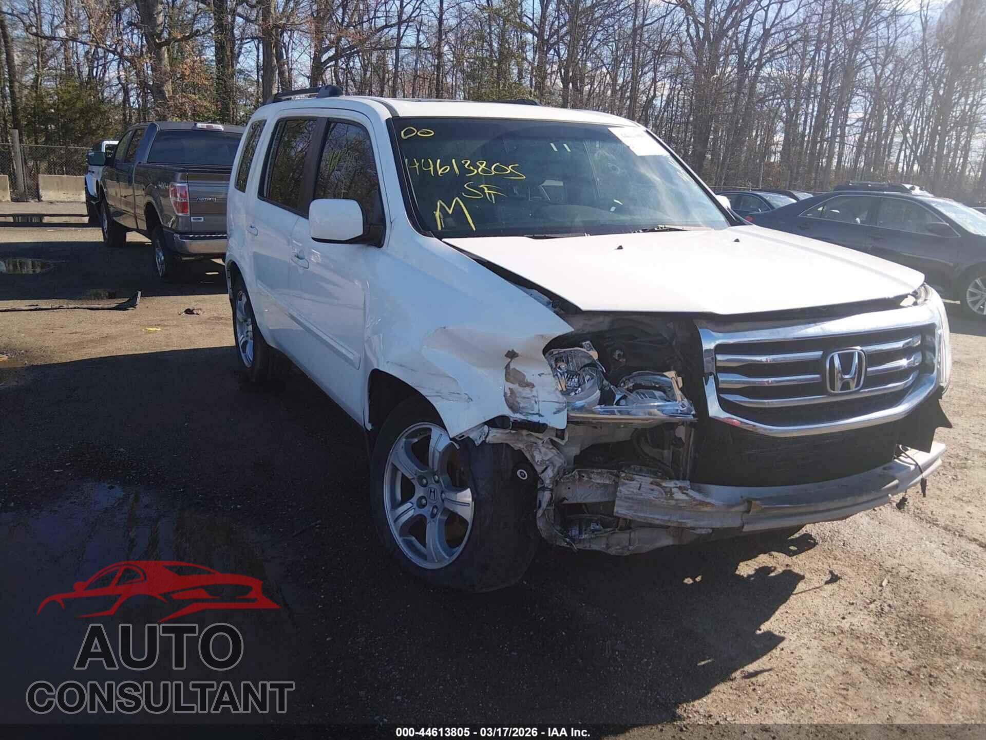 HONDA PILOT 2012 - 5FNYF3H5XCB028610