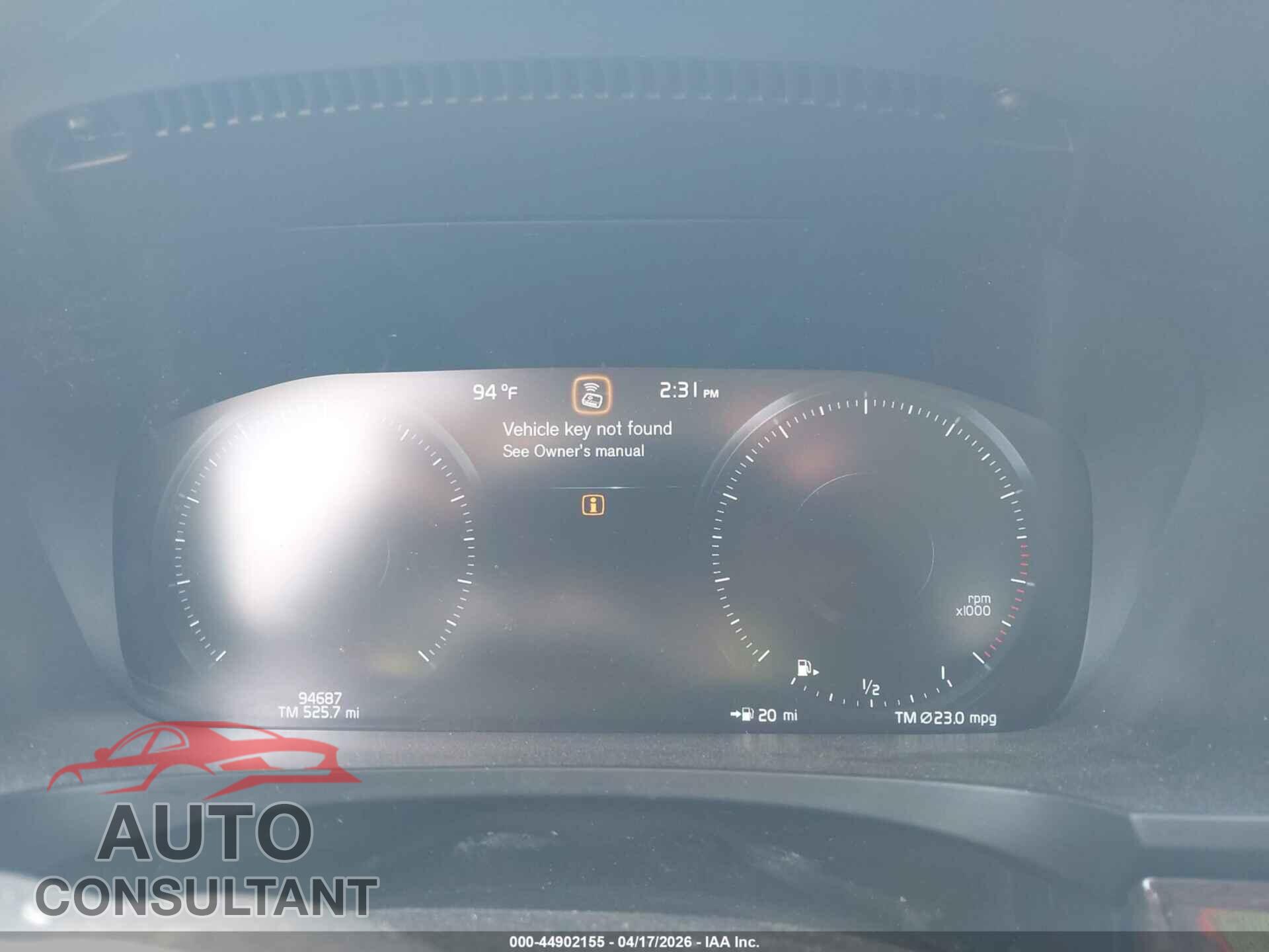 VOLVO S90 2018 - LVY982AK5JP038255
