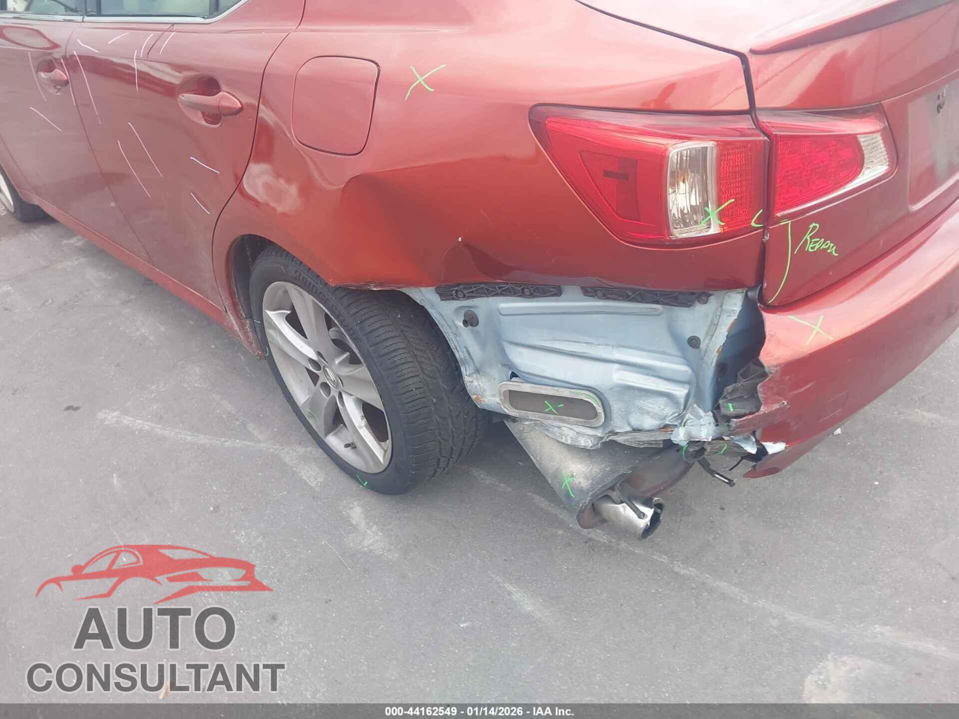 LEXUS IS 250 2012 - JTHBF5C21C5164526