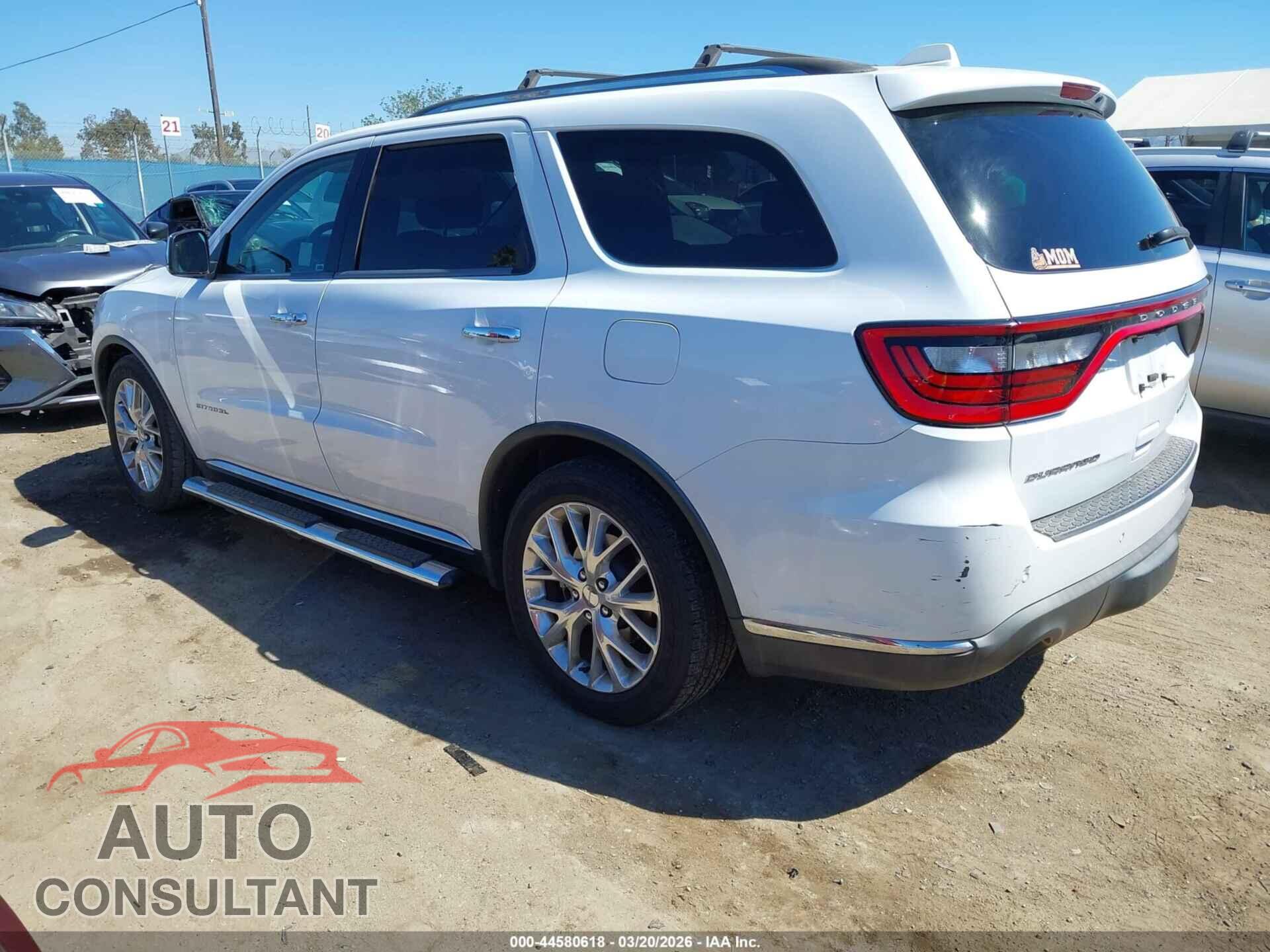 DODGE DURANGO 2015 - 1C4RDHEG4FC766112